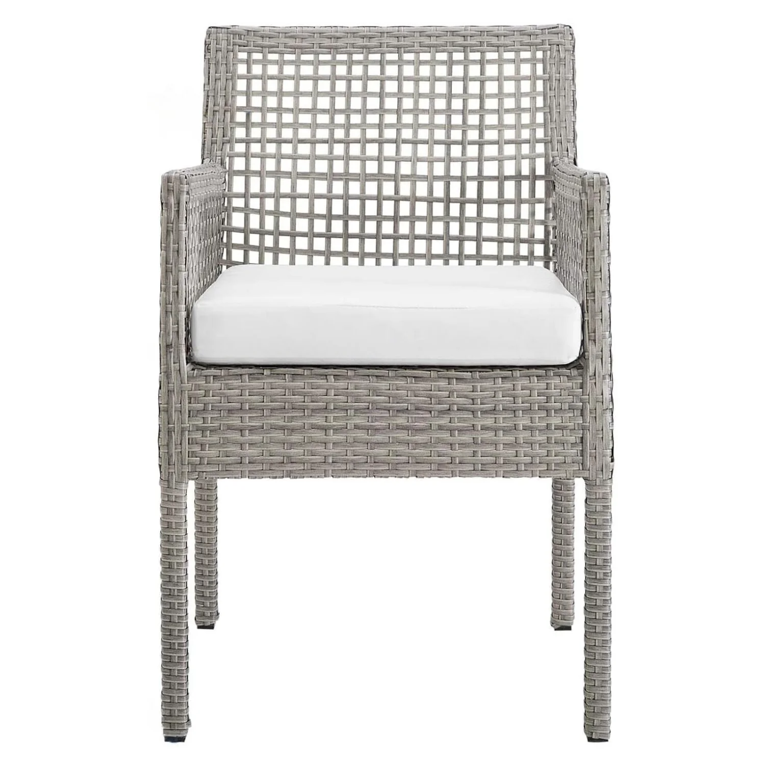 1-Piece Outdoor Rattan Wicker Patio Dining Chair - Image 7