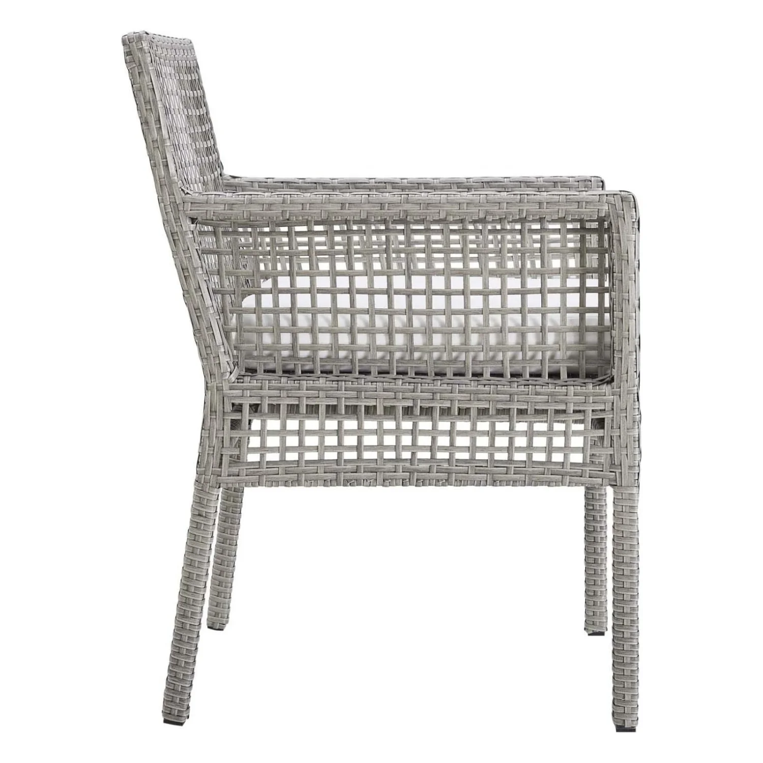 1-Piece Outdoor Rattan Wicker Patio Dining Chair - Image 8