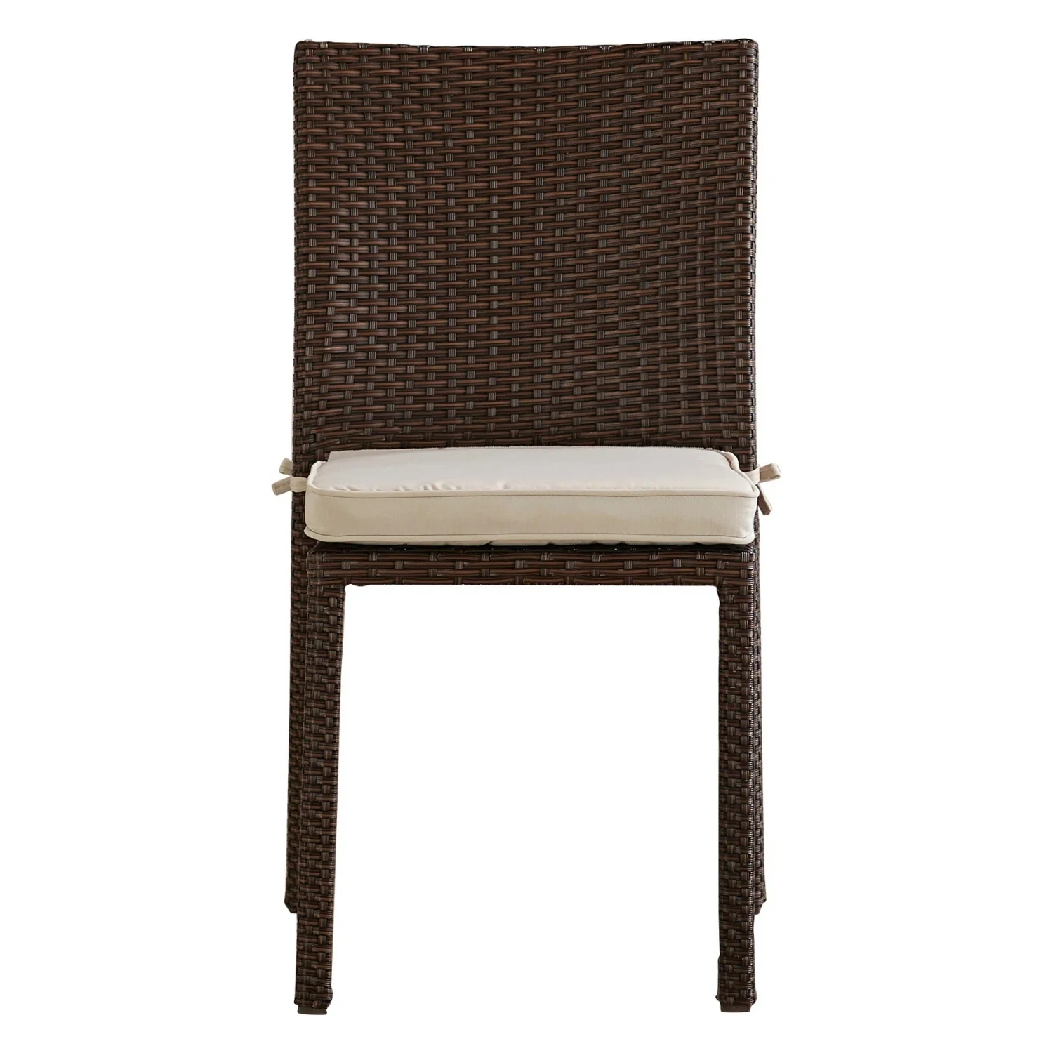 1-Piece Outdoor Rattan Wicker Patio Dining Chair - Image 9