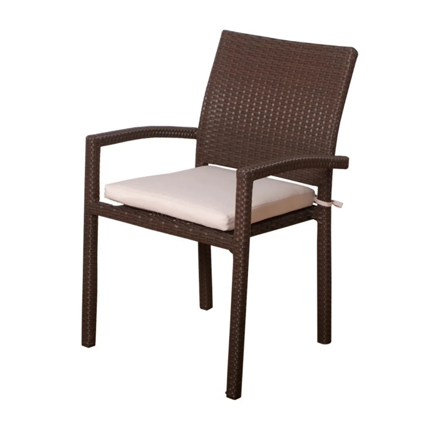 1-Piece Outdoor Rattan Wicker Patio Dining Chair - Image 3