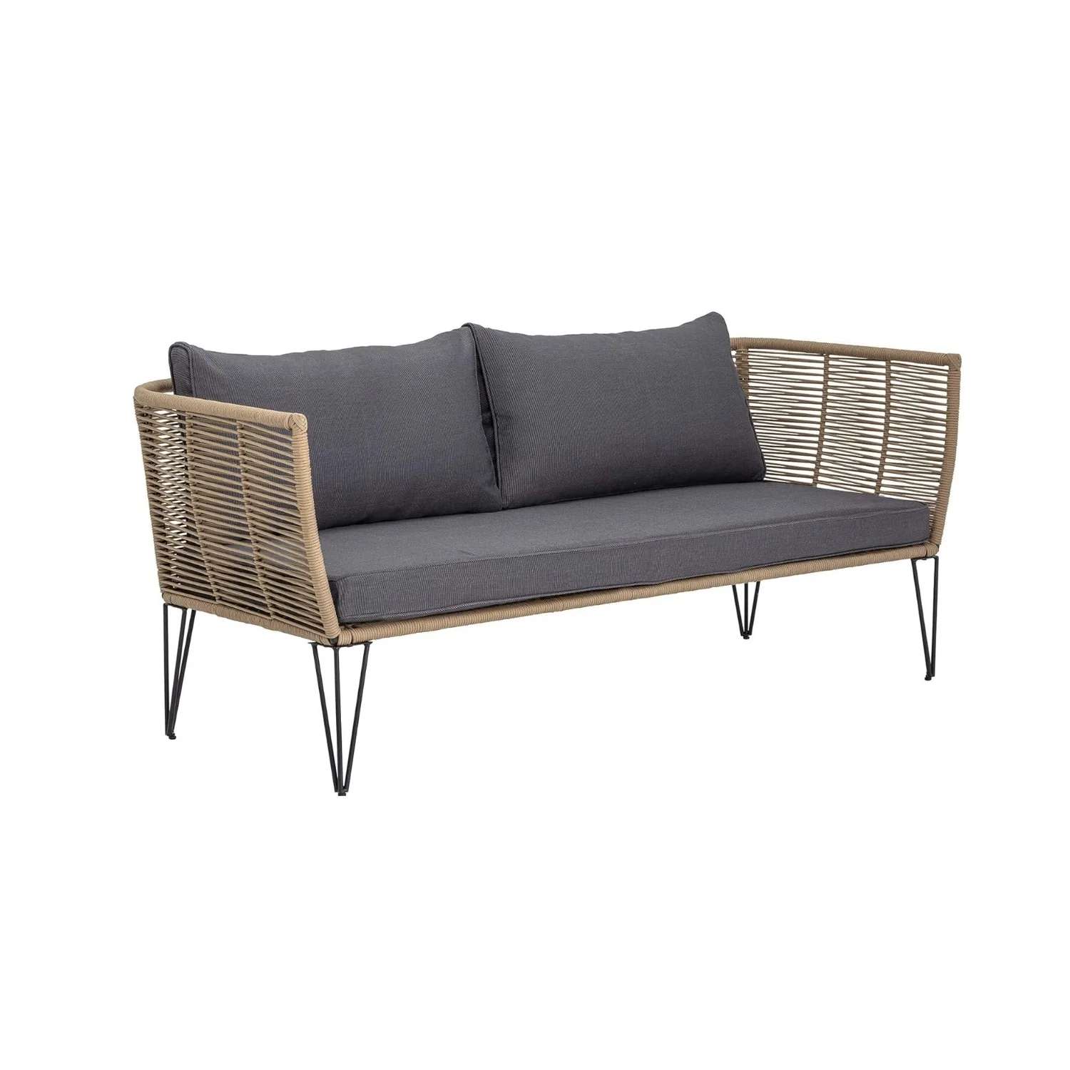 1-Piece Outdoor Rope Loveseat Sofa - Image 4