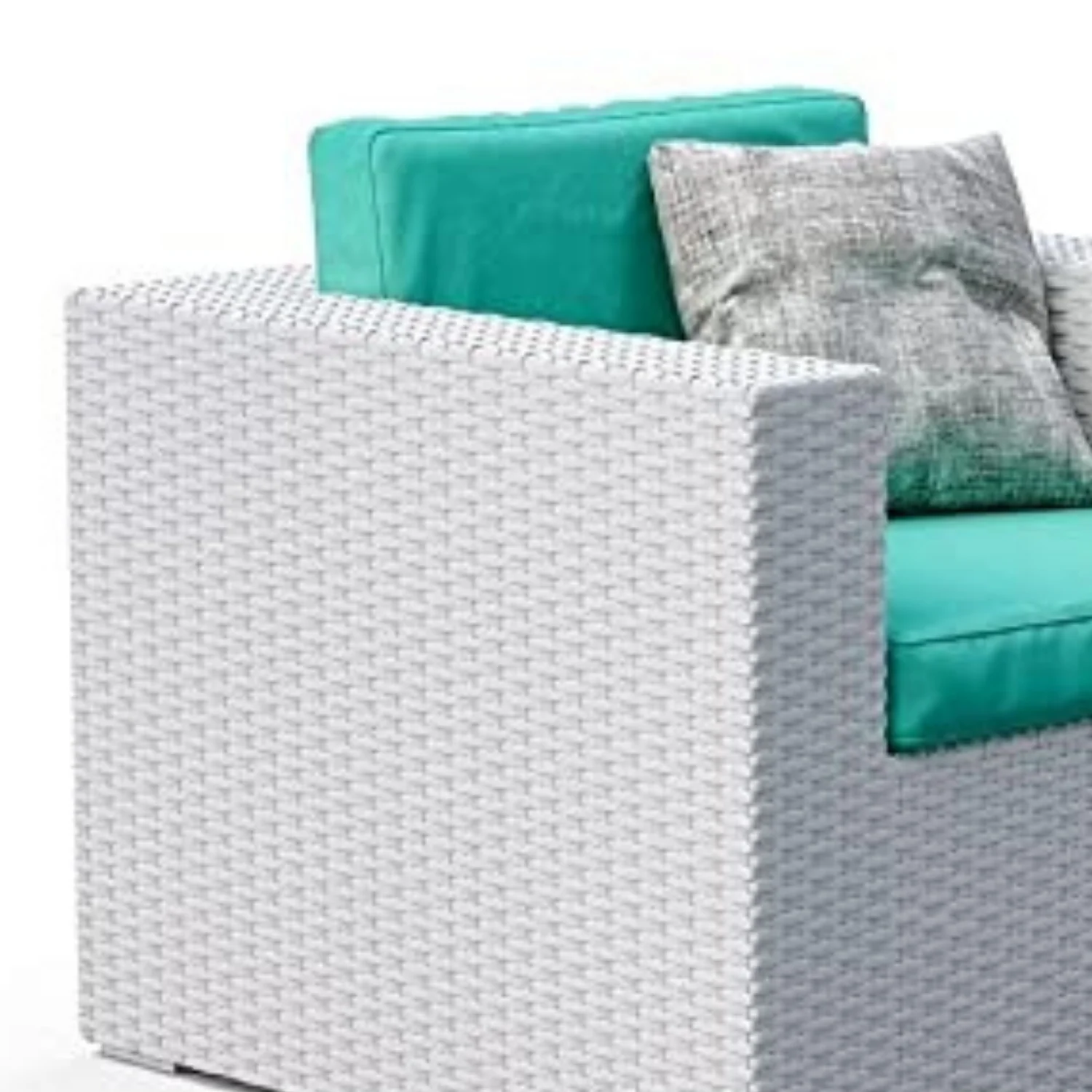 1-Piece Outdoor Wicker Single Seater Sofa - Image 3