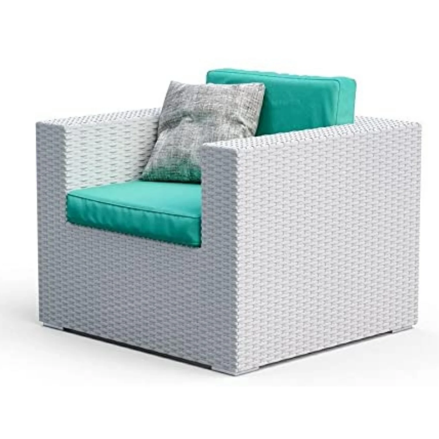 1-Piece Outdoor Wicker Single Seater Sofa - Image 4