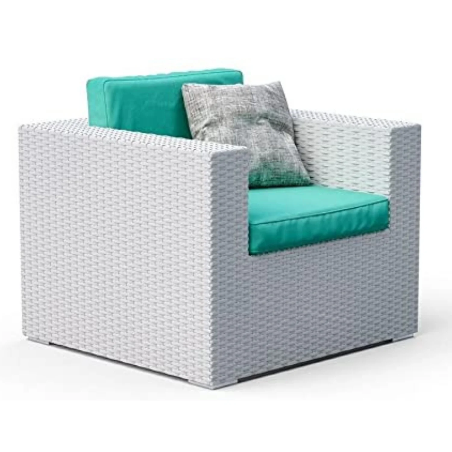 1-Piece Outdoor Wicker Single Seater Sofa - Image 8