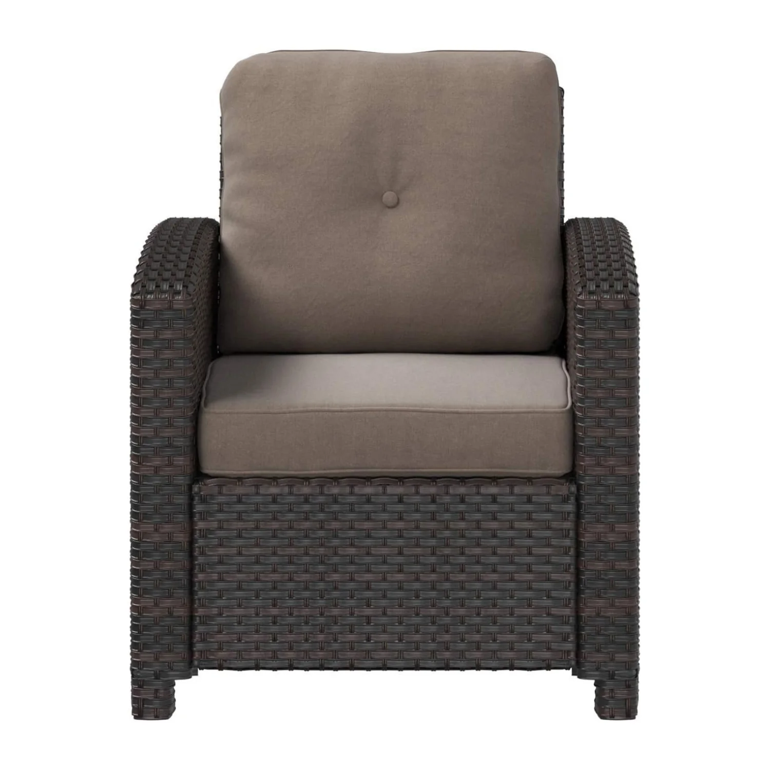 1-Piece Outdoor Wicker Single Seater Sofa - Image 7