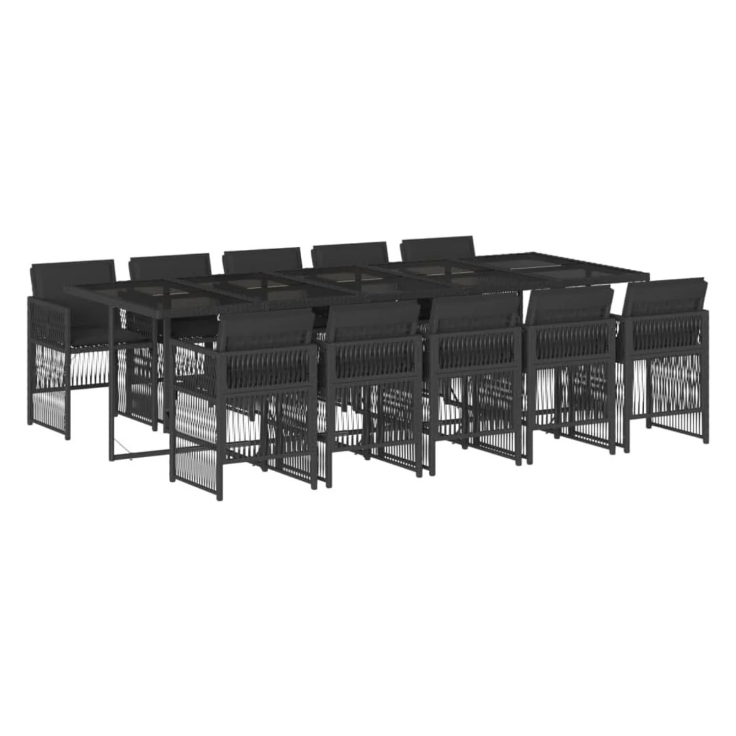 10 Seater Outdoor Rattan Wicker Dinning Set - Image 4