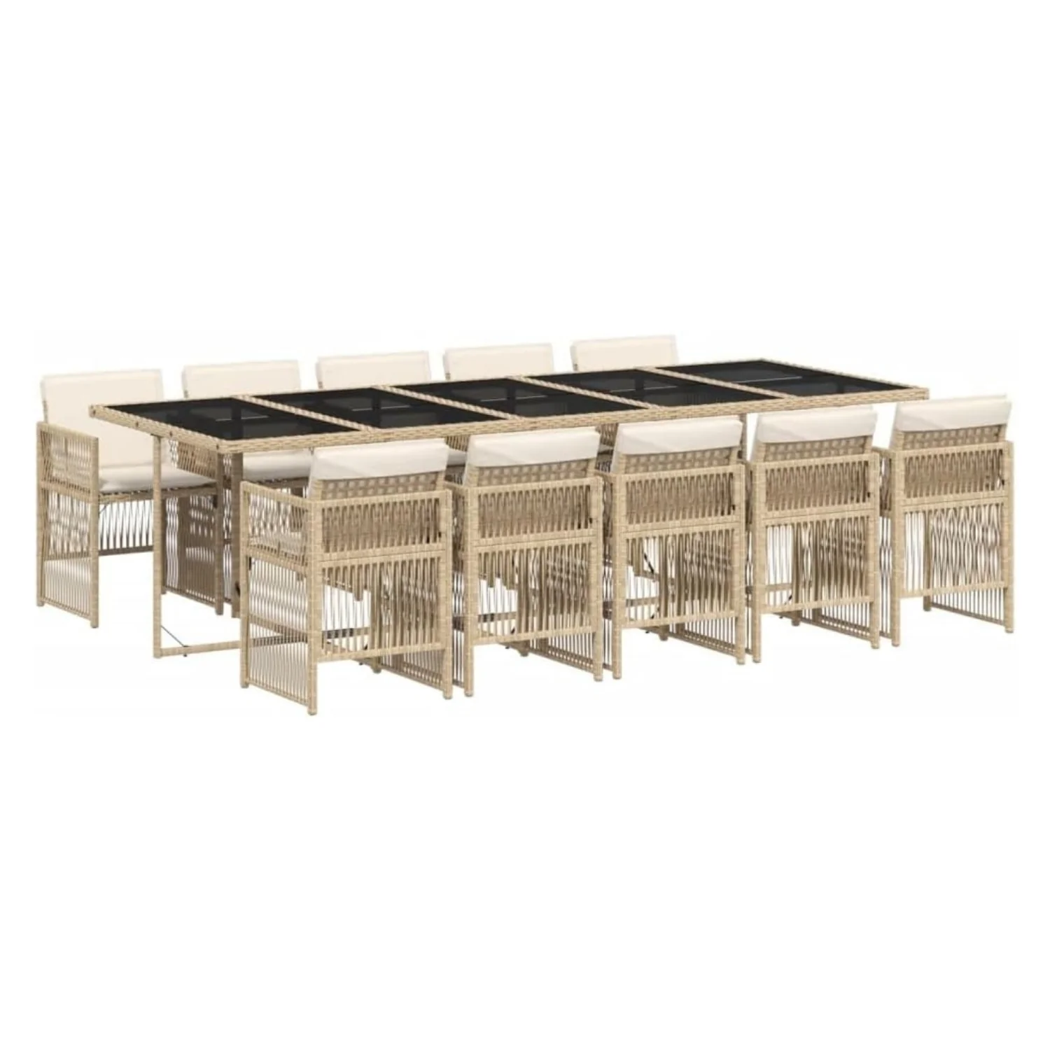 10 Seater Outdoor Rattan Wicker Dinning Set - Image 4
