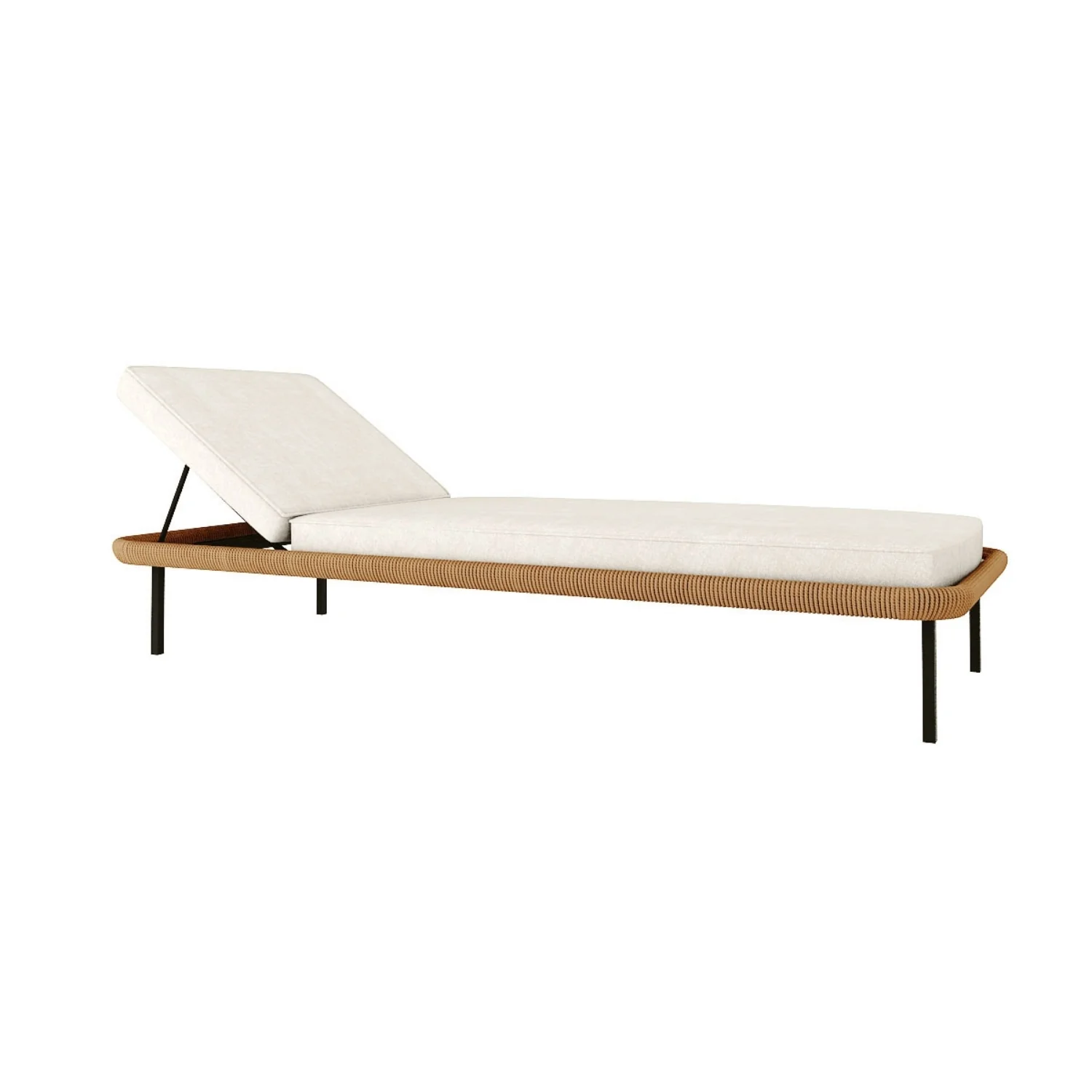 10 Seater Outdoor Rope Sofa Set with Ottoman, Loungers, Center Table & Side Tables - Image 13