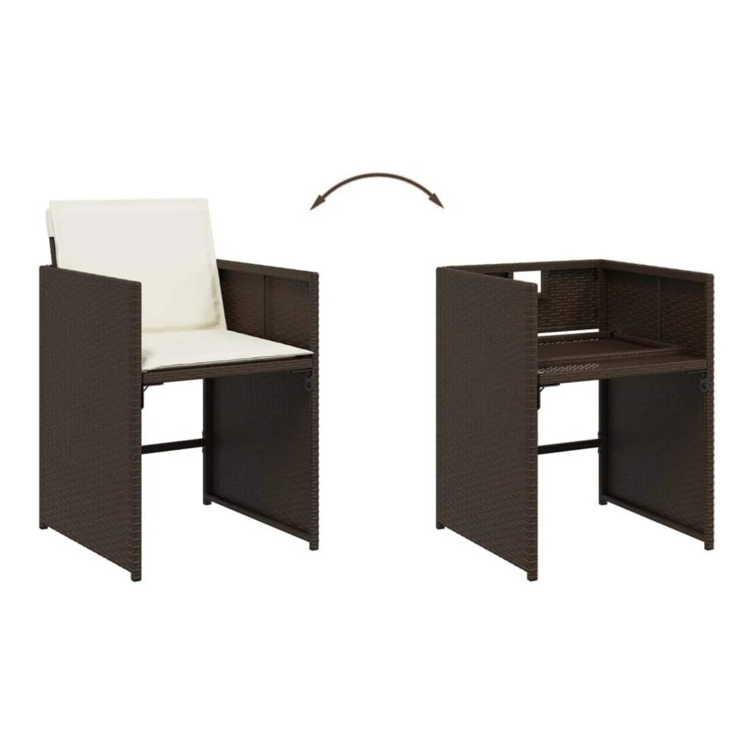 11-Piece Outdoor Rattan Wicker Dinning Set - Image 10