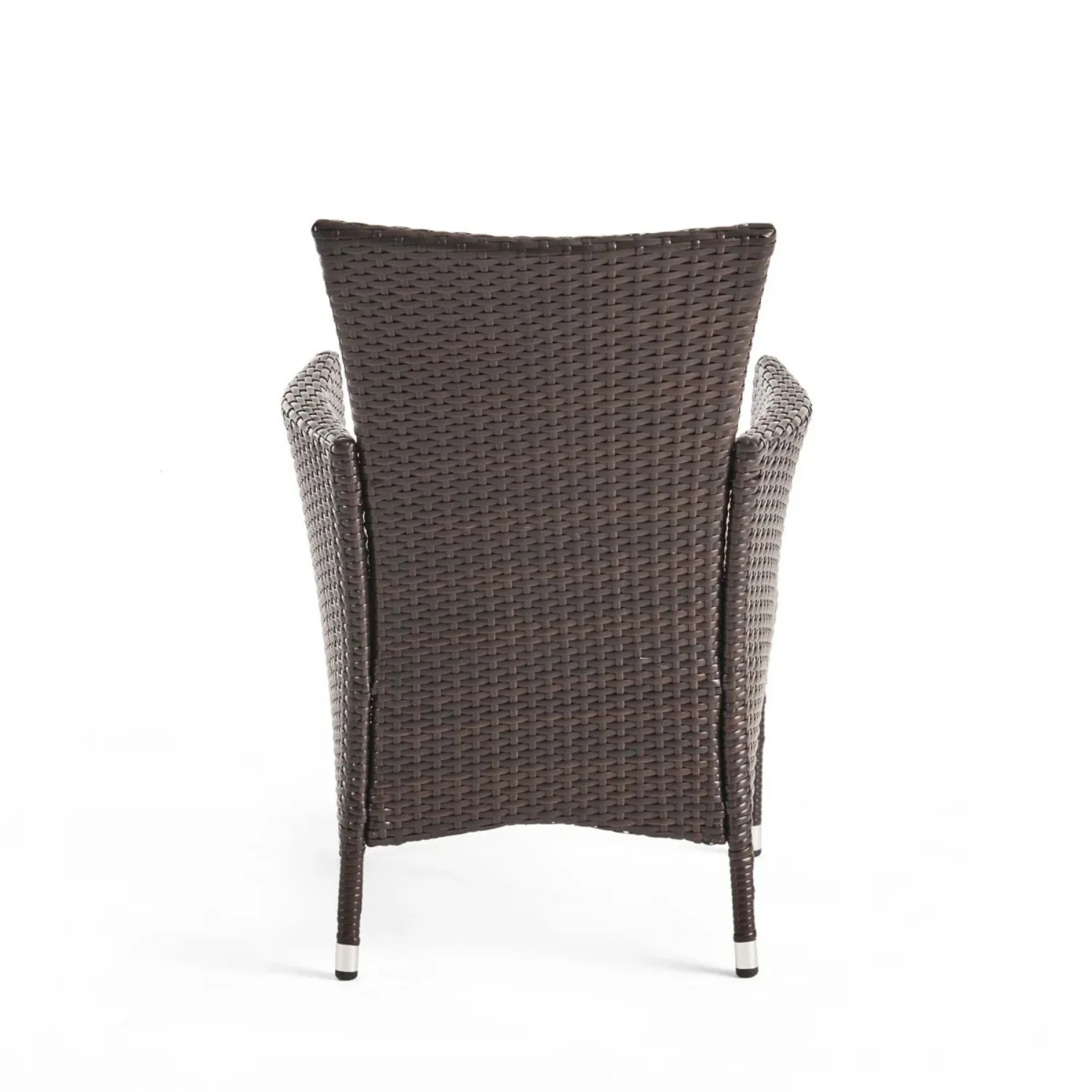 2-Piece Outdoor Rattan Wicker Patio Dining Chairs - Image 12