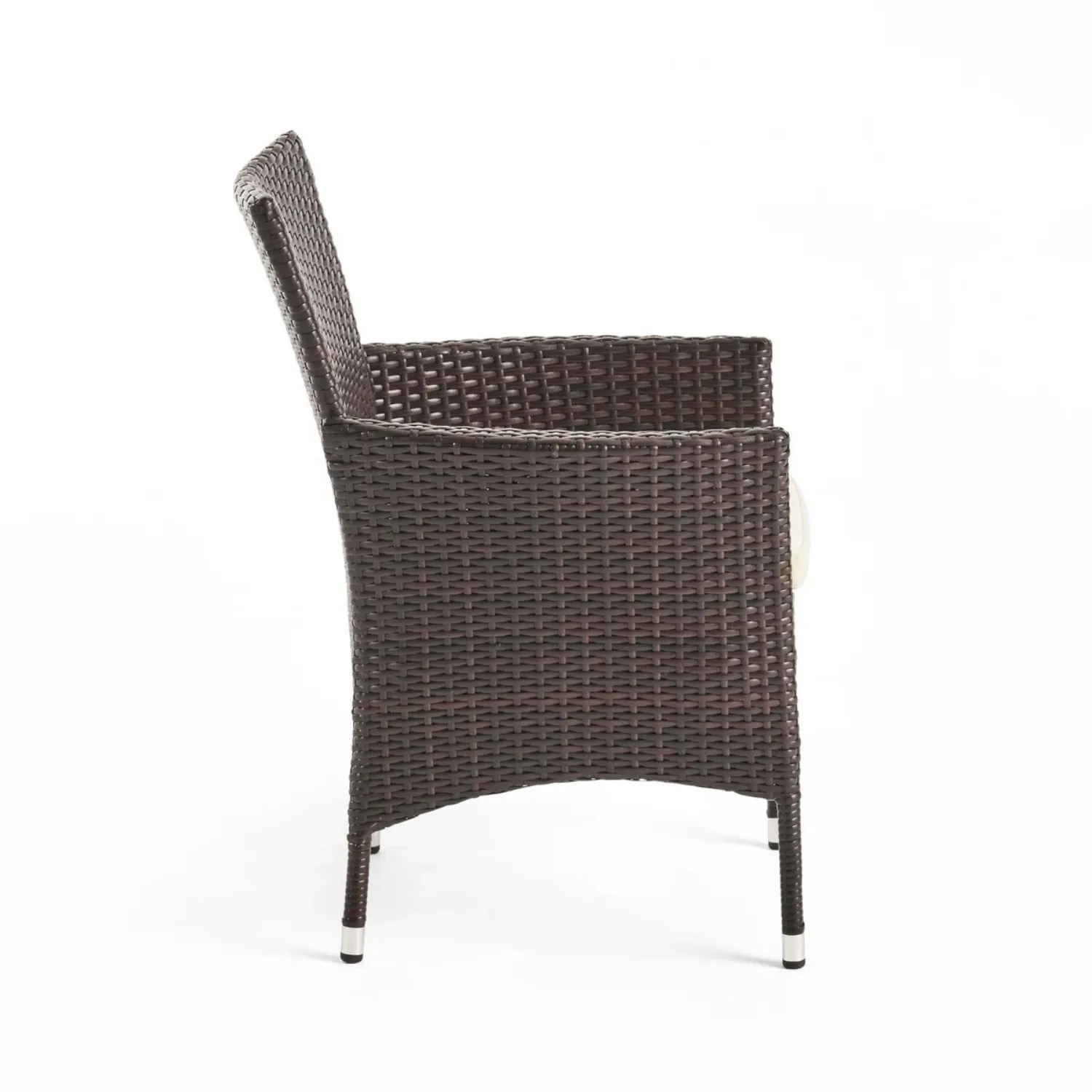 2-Piece Outdoor Rattan Wicker Patio Dining Chairs - Image 7