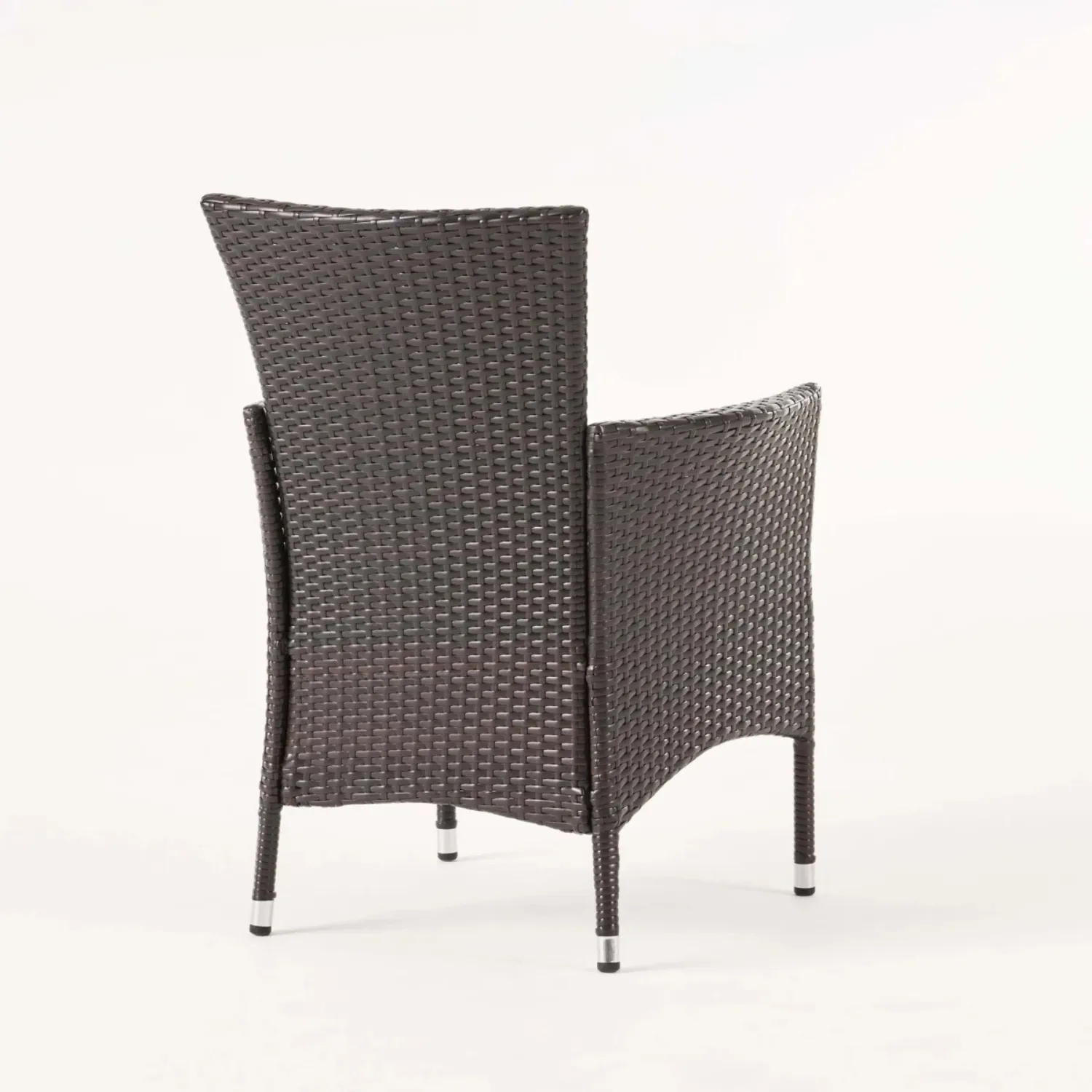 2-Piece Outdoor Rattan Wicker Patio Dining Chairs - Image 9