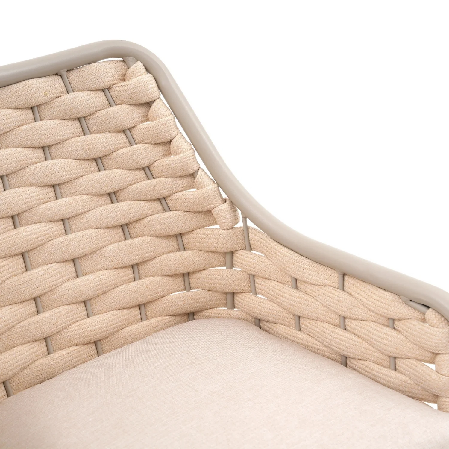 2-Piece Outdoor Rope Bar Chairs – Stylish Comfort Built to Last - Image 3