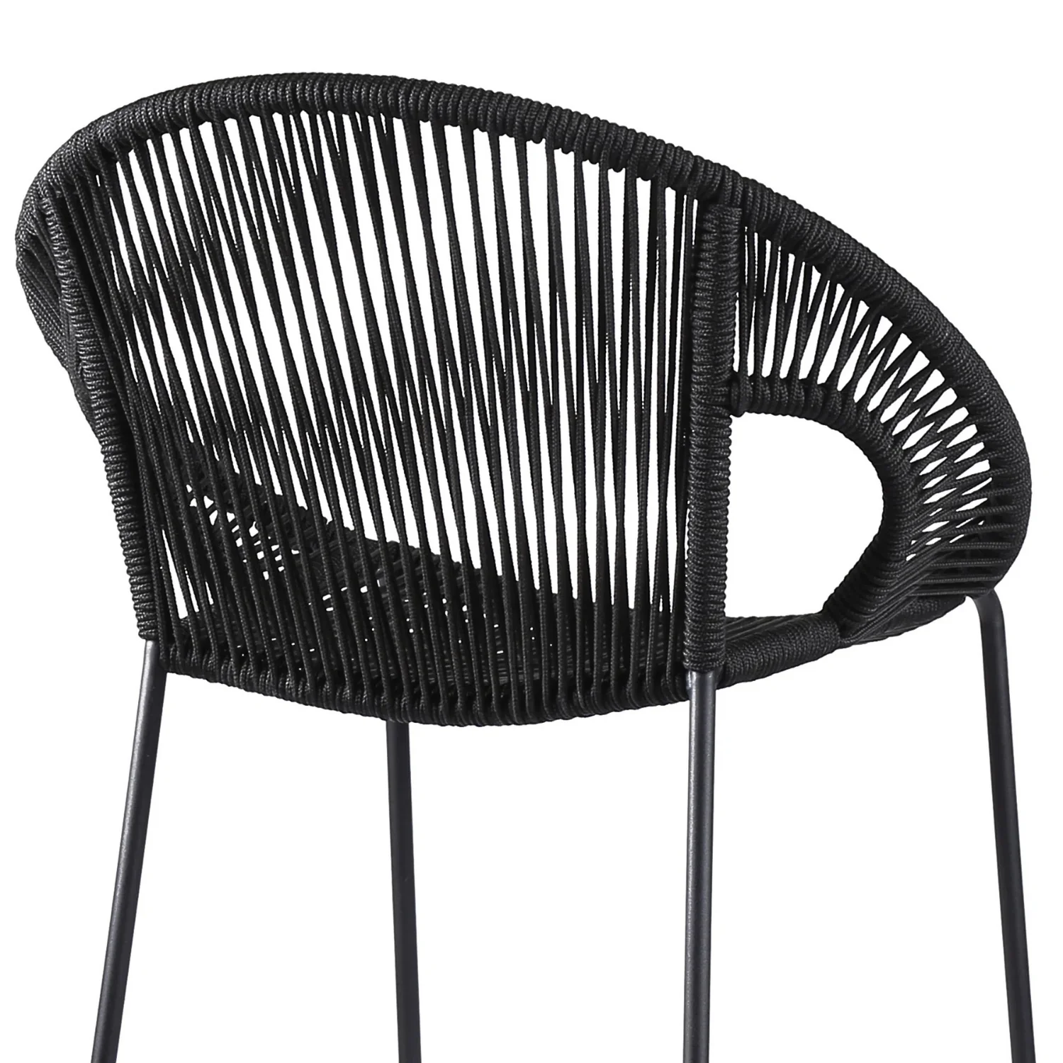 2-Piece Outdoor Rope Bar Chairs – Stylish Comfort Built to Last - Image 11
