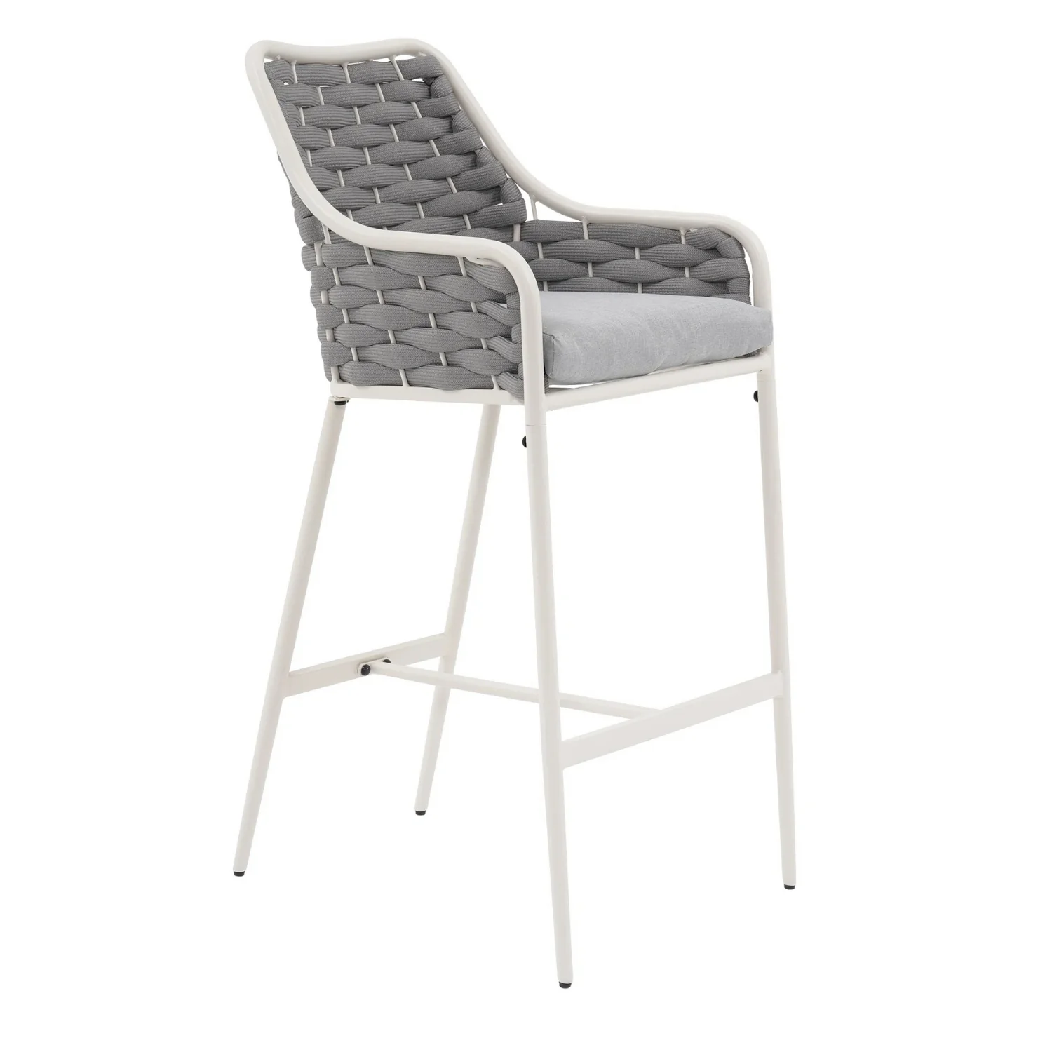 2-Piece Outdoor Rope Bar Chairs – Stylish Comfort Built to Last - Image 9
