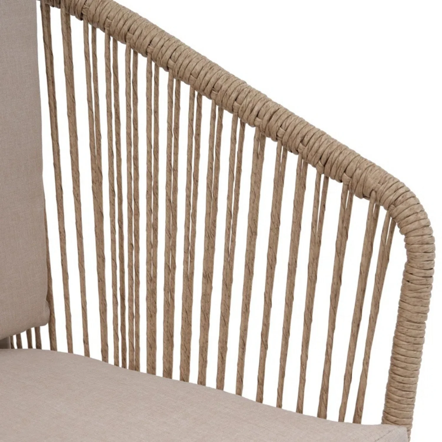 2-Piece Outdoor Rope Patio Chairs - Image 3