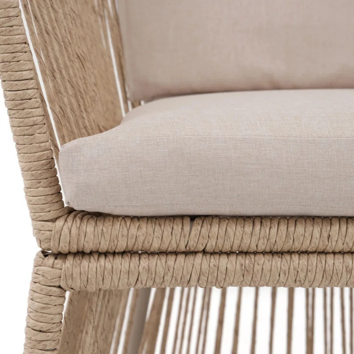 2-Piece Outdoor Rope Patio Chairs - Image 8