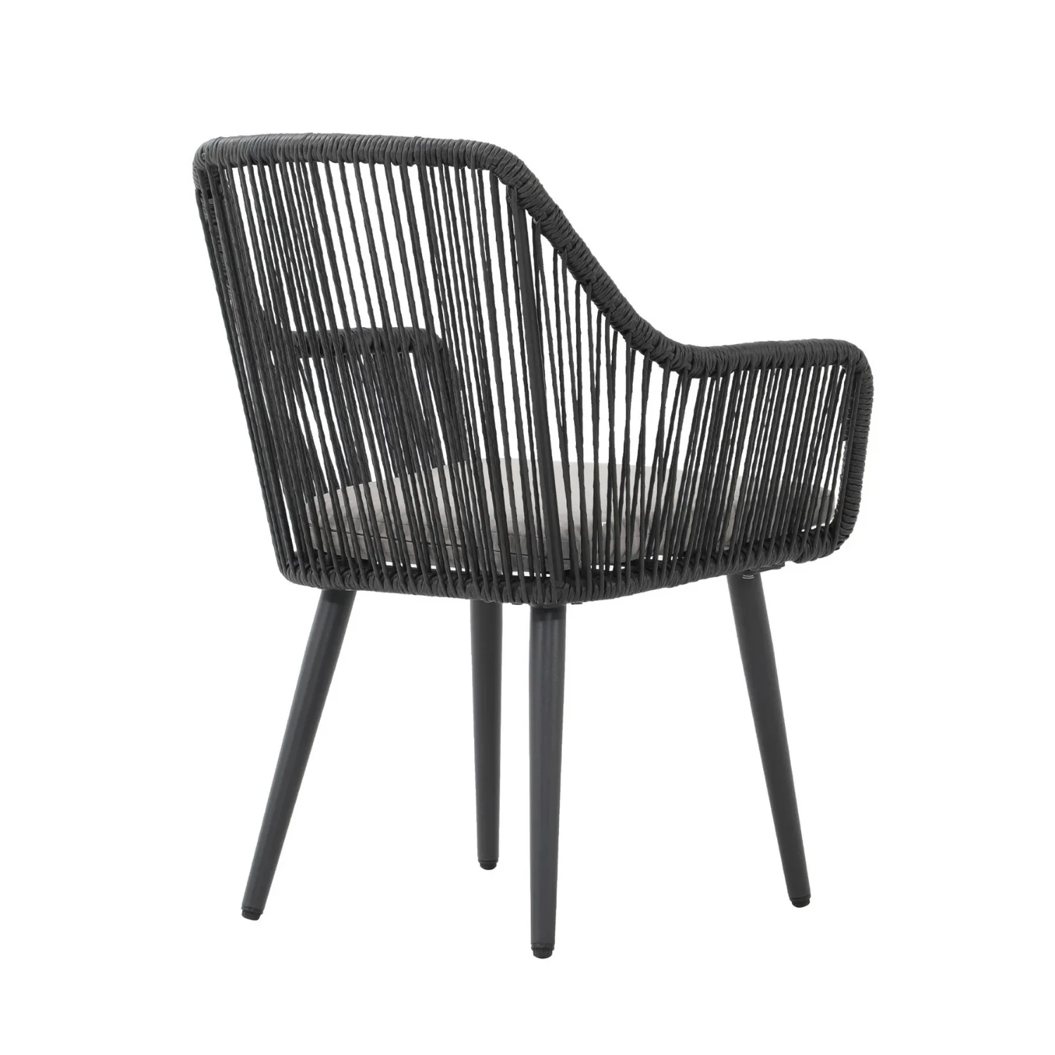 2-Piece Outdoor Rope Patio Dining Chairs - Image 7