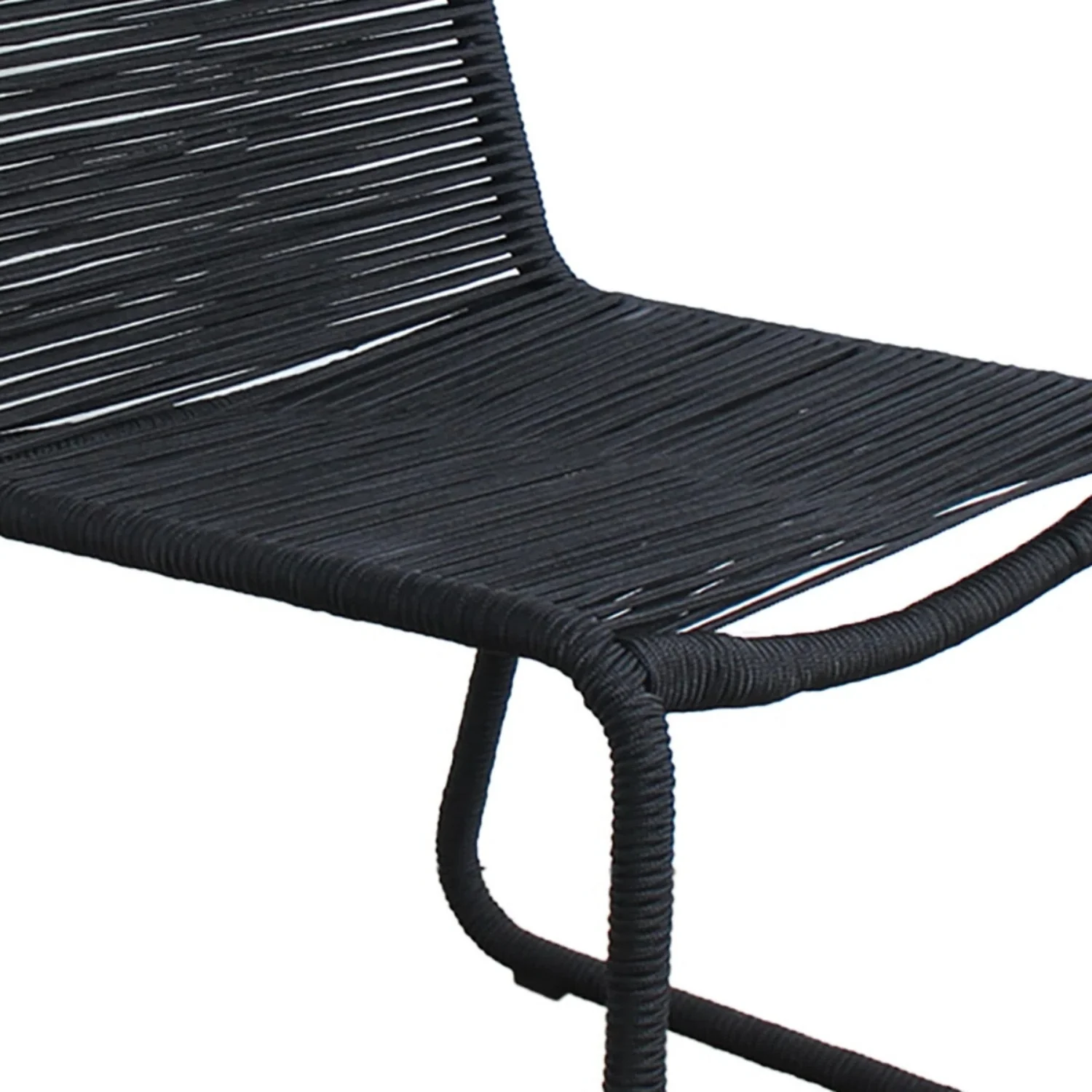 2-Piece Outdoor Rope Patio Dining Chairs - Image 3