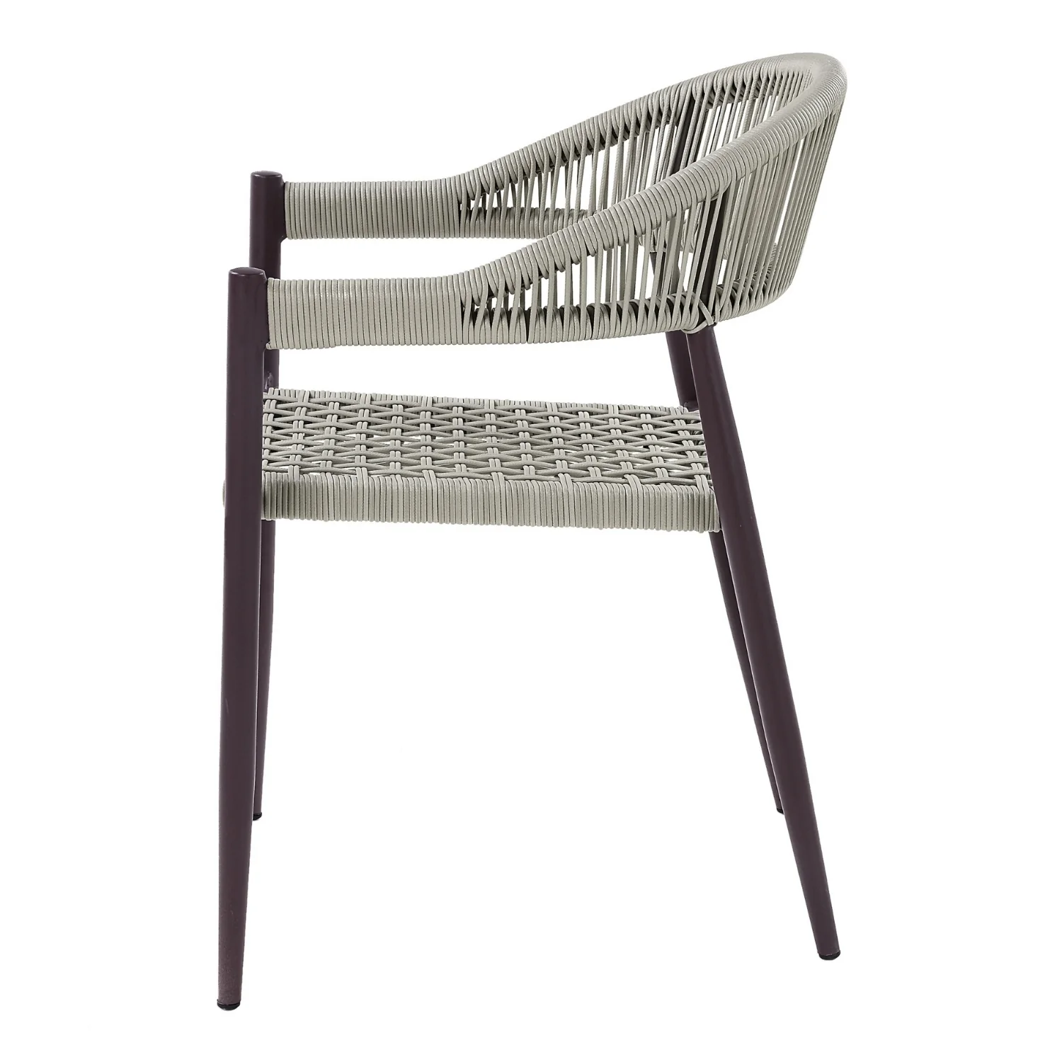 2-Piece Outdoor Rope Patio Dining Chairs - Image 10