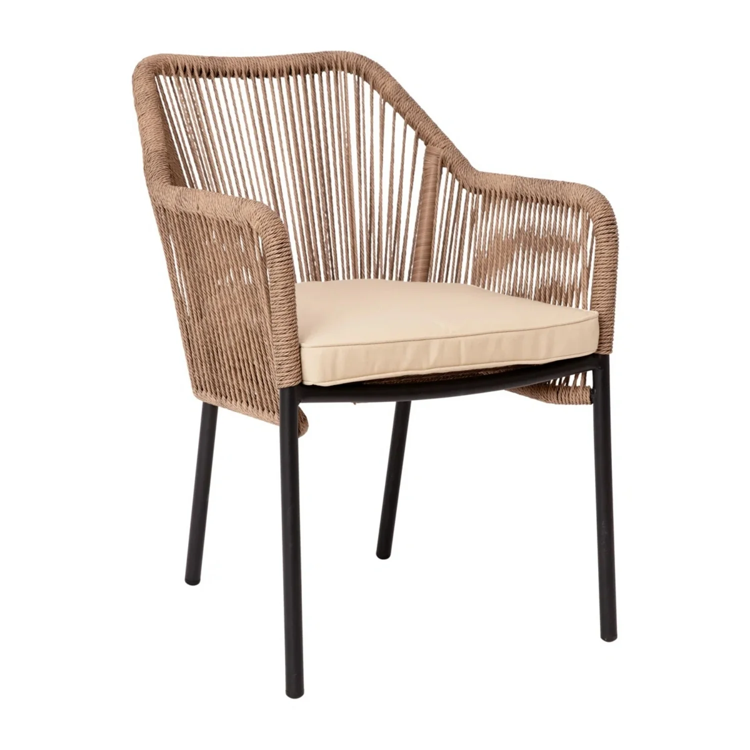 2-Piece Outdoor Rope Patio Dining Chairs - Image 10