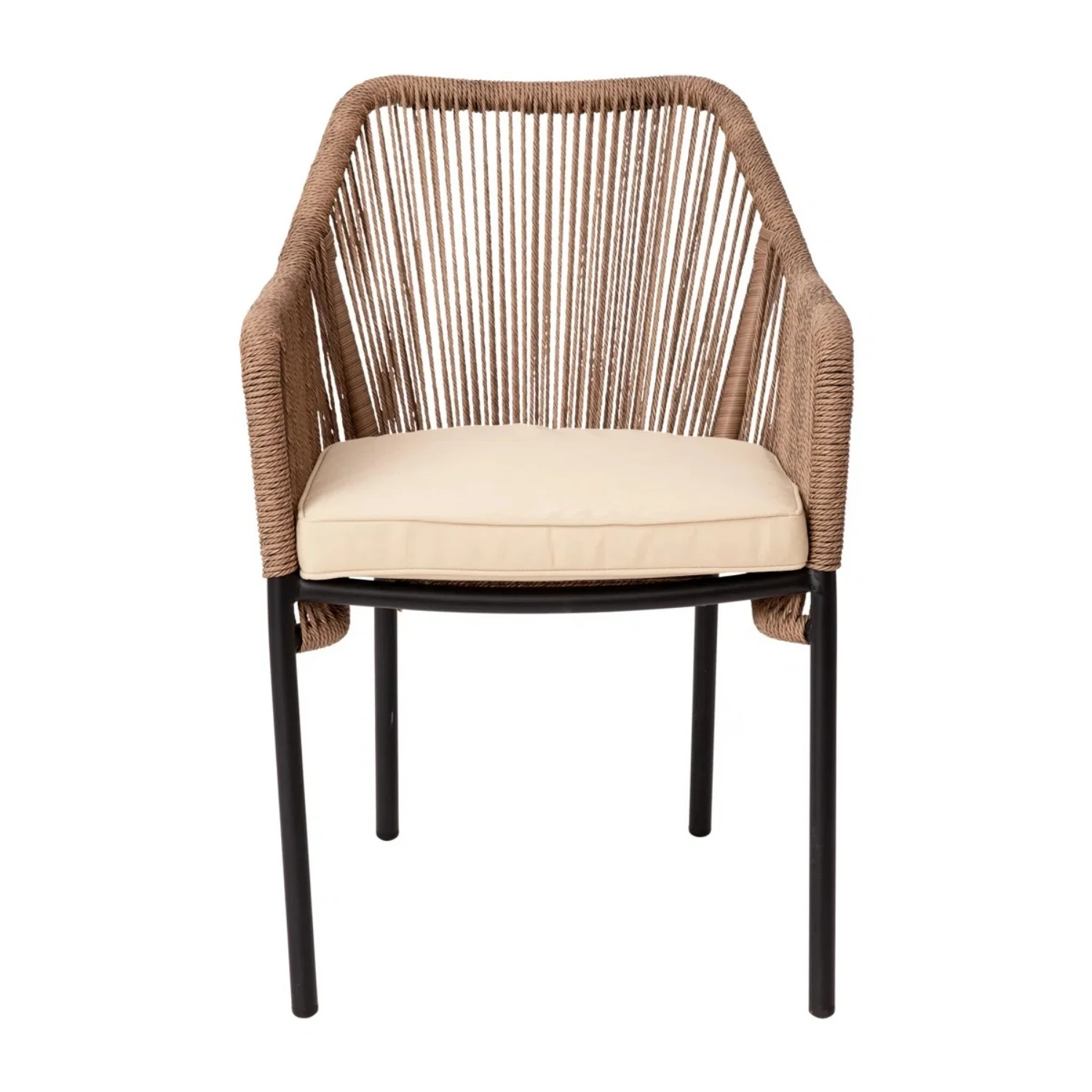 2-Piece Outdoor Rope Patio Dining Chairs - Image 9