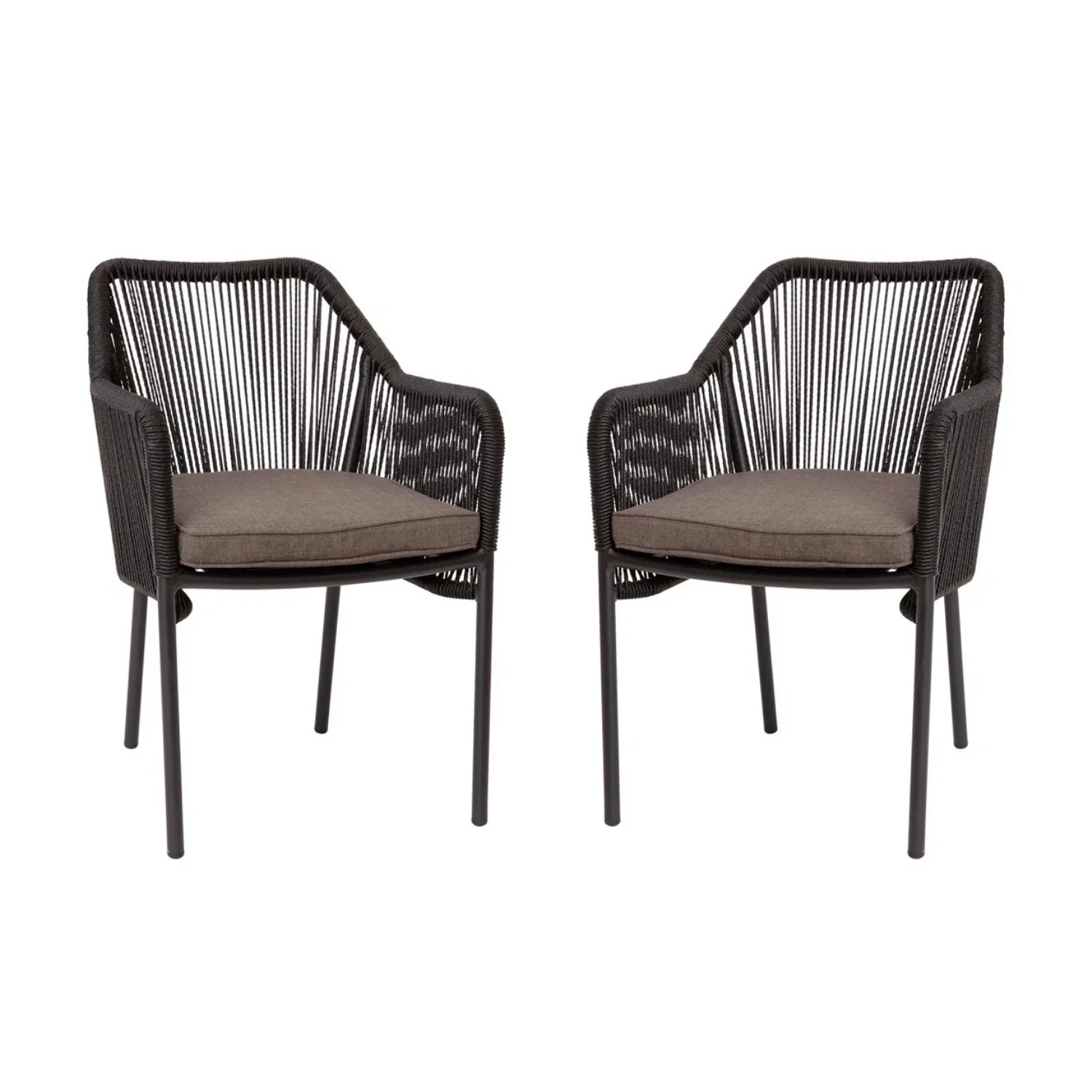 2-Piece Outdoor Rope Patio Dining Chairs - Image 12
