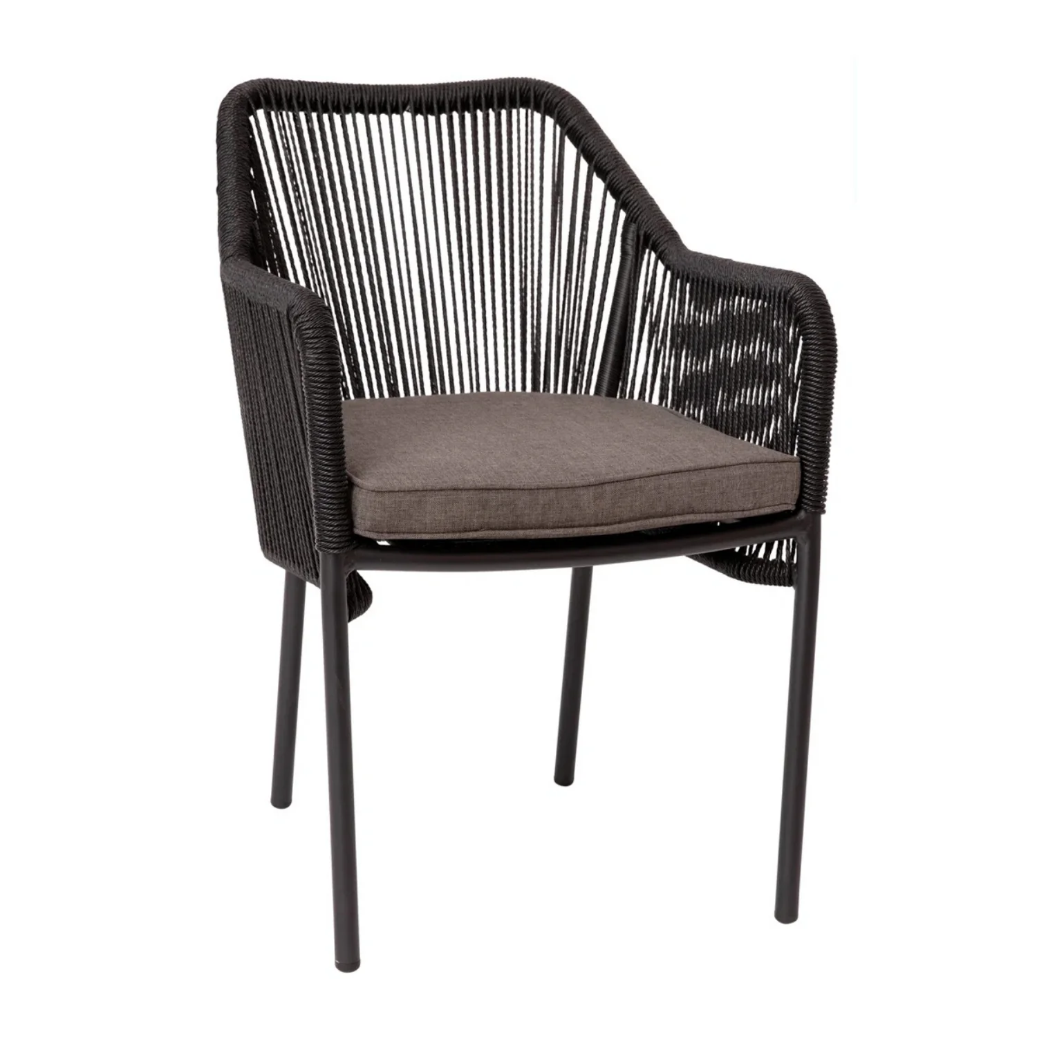 2-Piece Outdoor Rope Patio Dining Chairs - Image 3