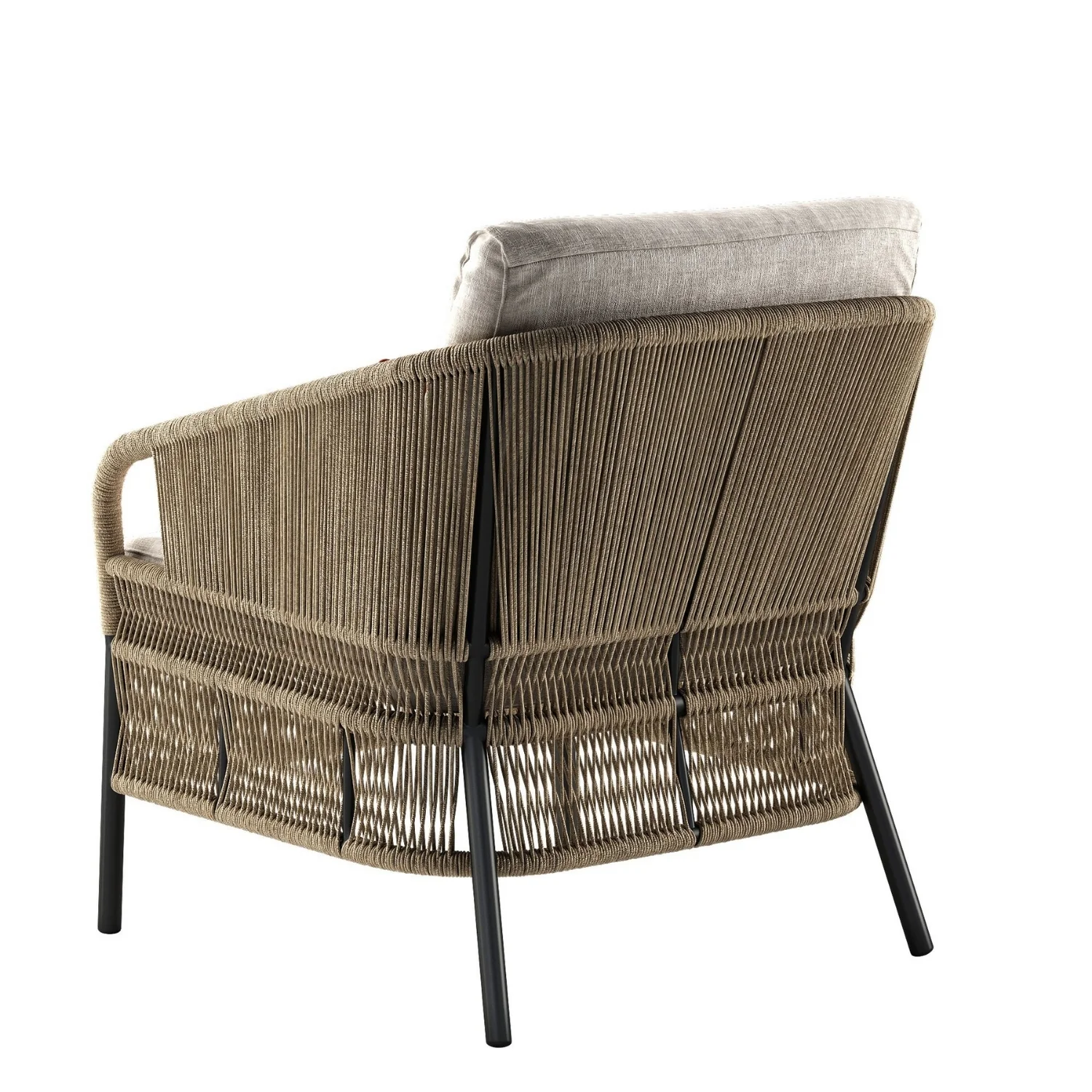 2-Piece Outdoor Rope Single Seater Sofa - Image 9