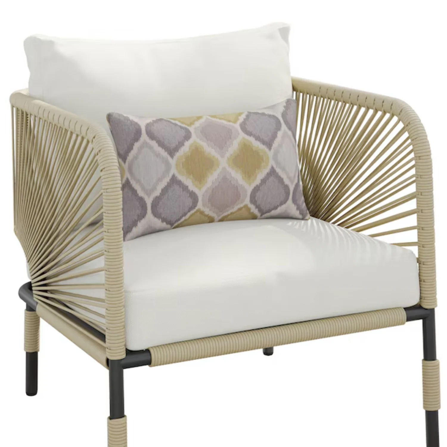 3 Piece Garden Outdoor Rope Patio Set - Image 10