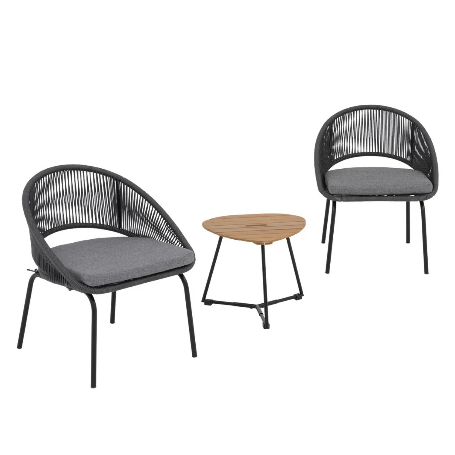 3 Piece Garden Outdoor Rope Patio Set - Image 9