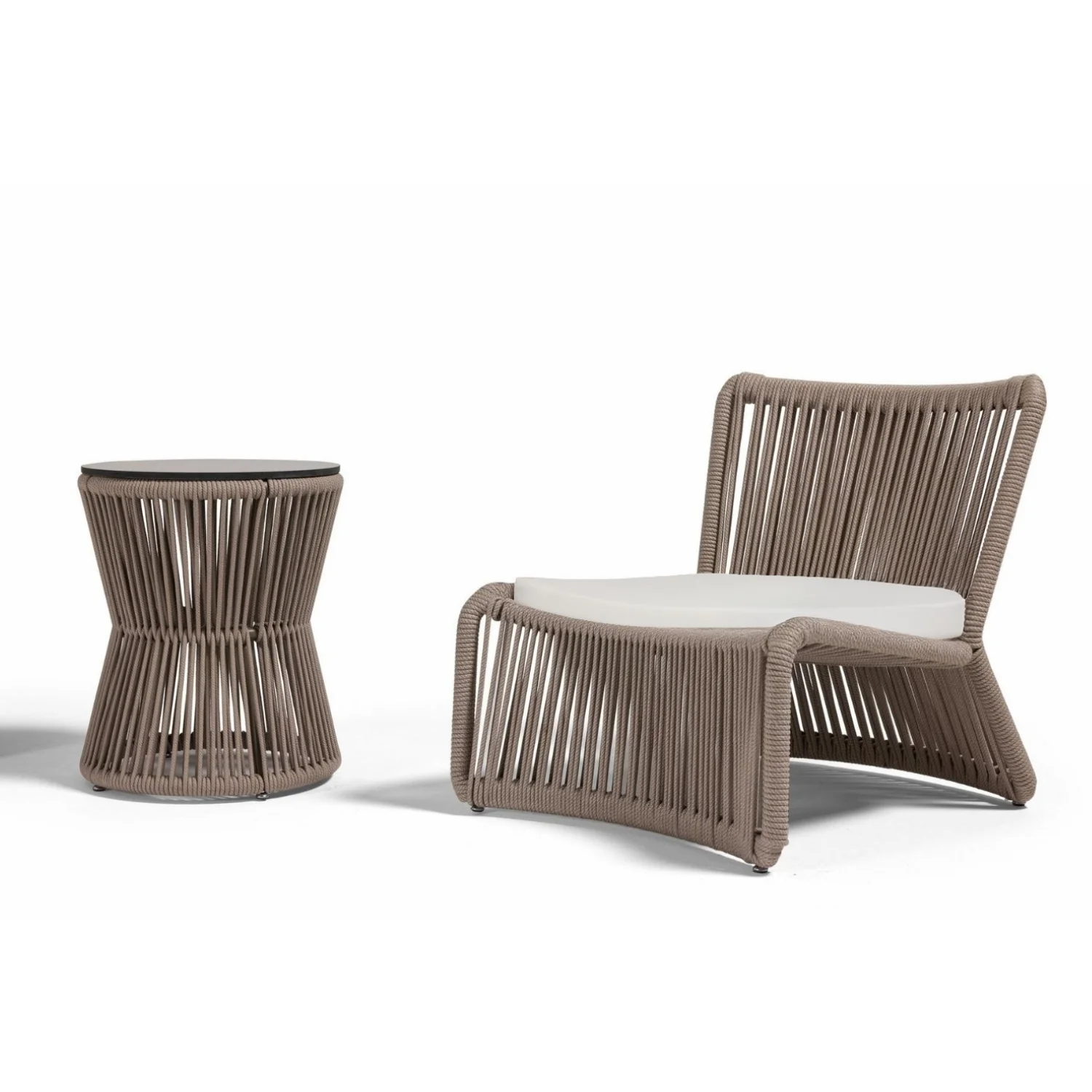 3-Piece Outdoor Beige Rope Patio Set - Image 15