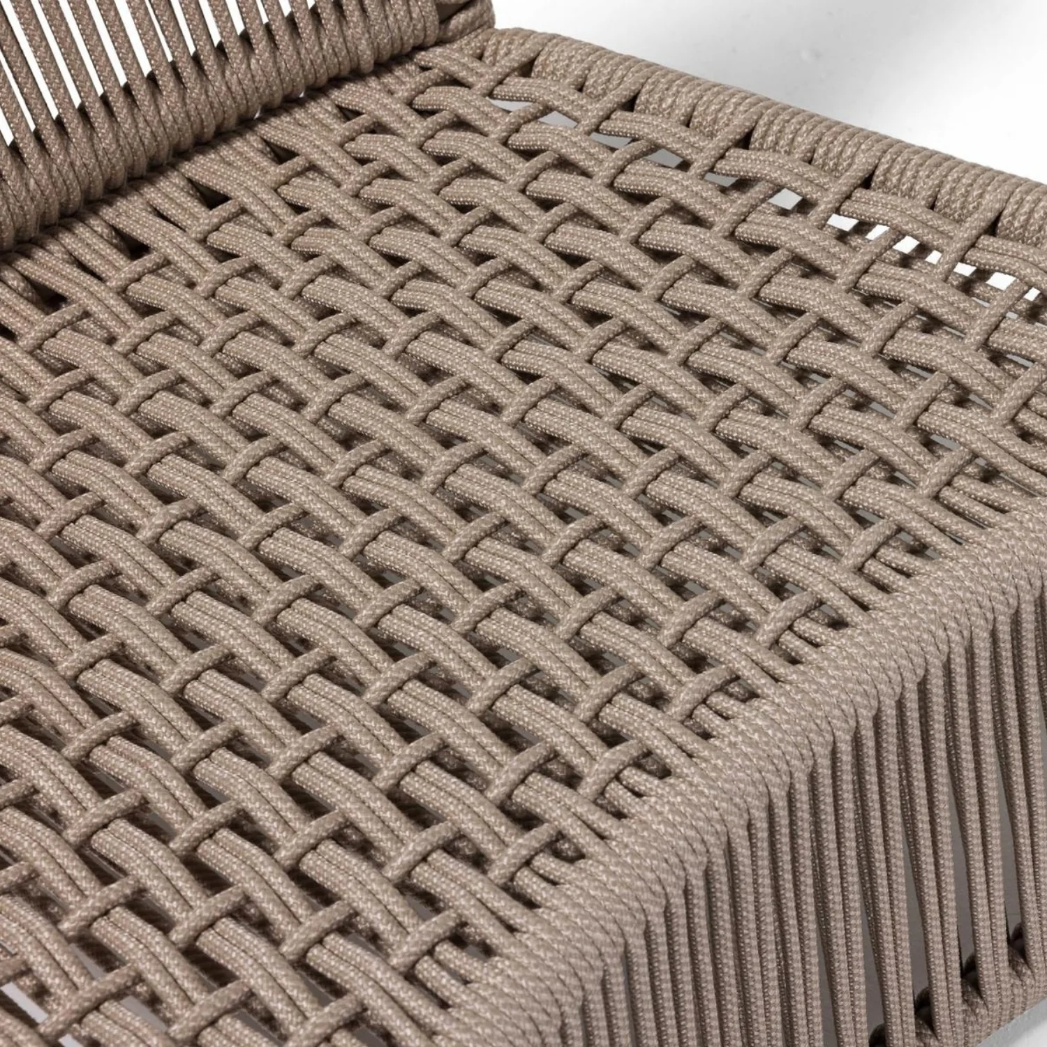3-Piece Outdoor Beige Rope Patio Set - Image 4