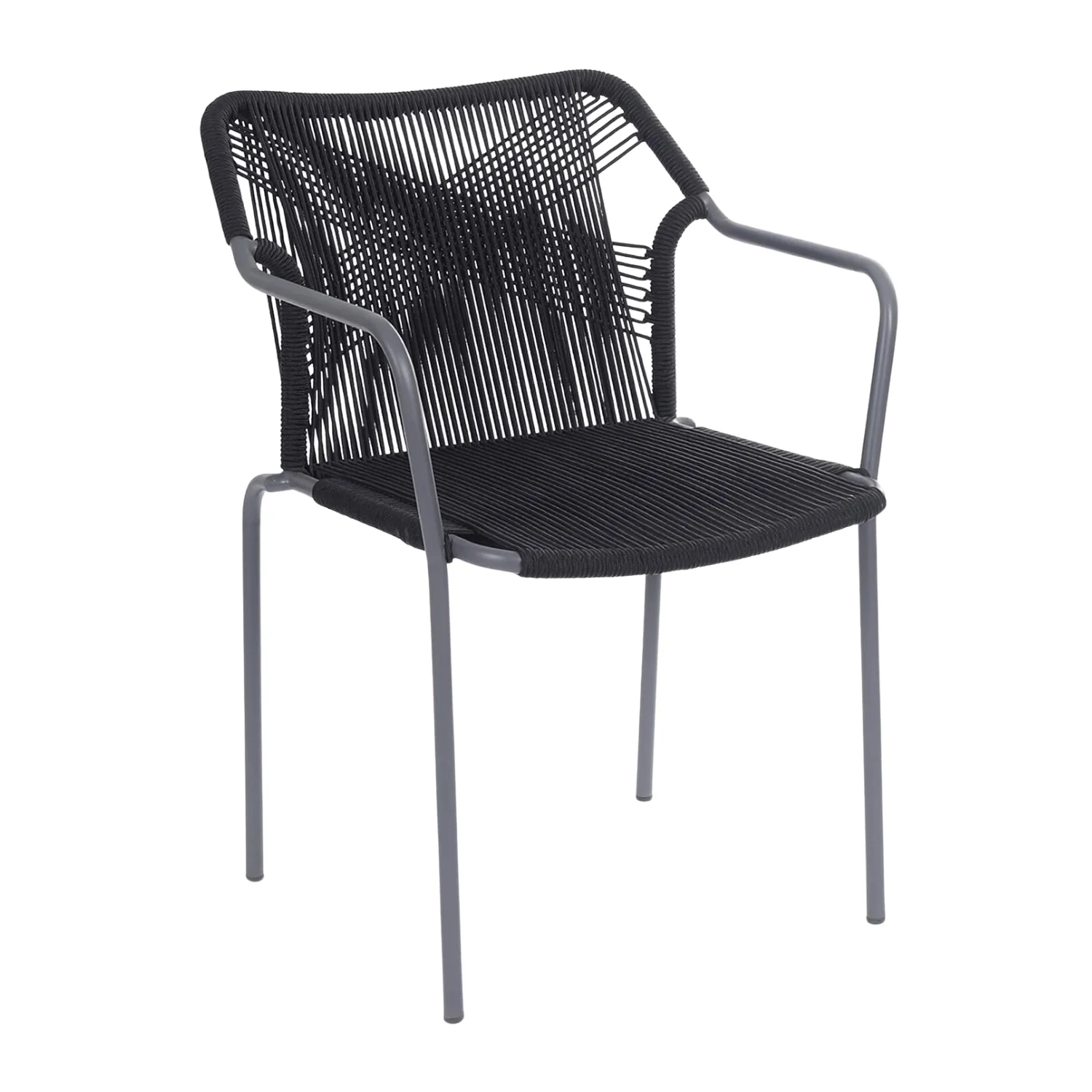 3-Piece Outdoor Grey Rope Patio Set - Image 10