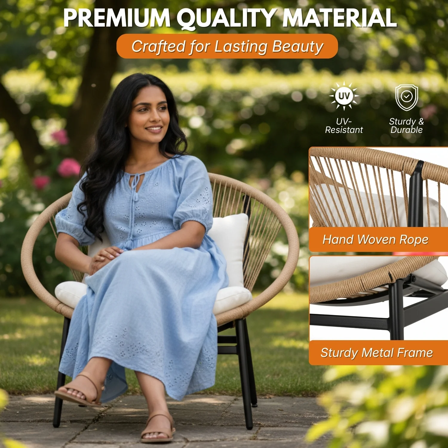 3-Piece Outdoor Patio Bistro Set - Image 5