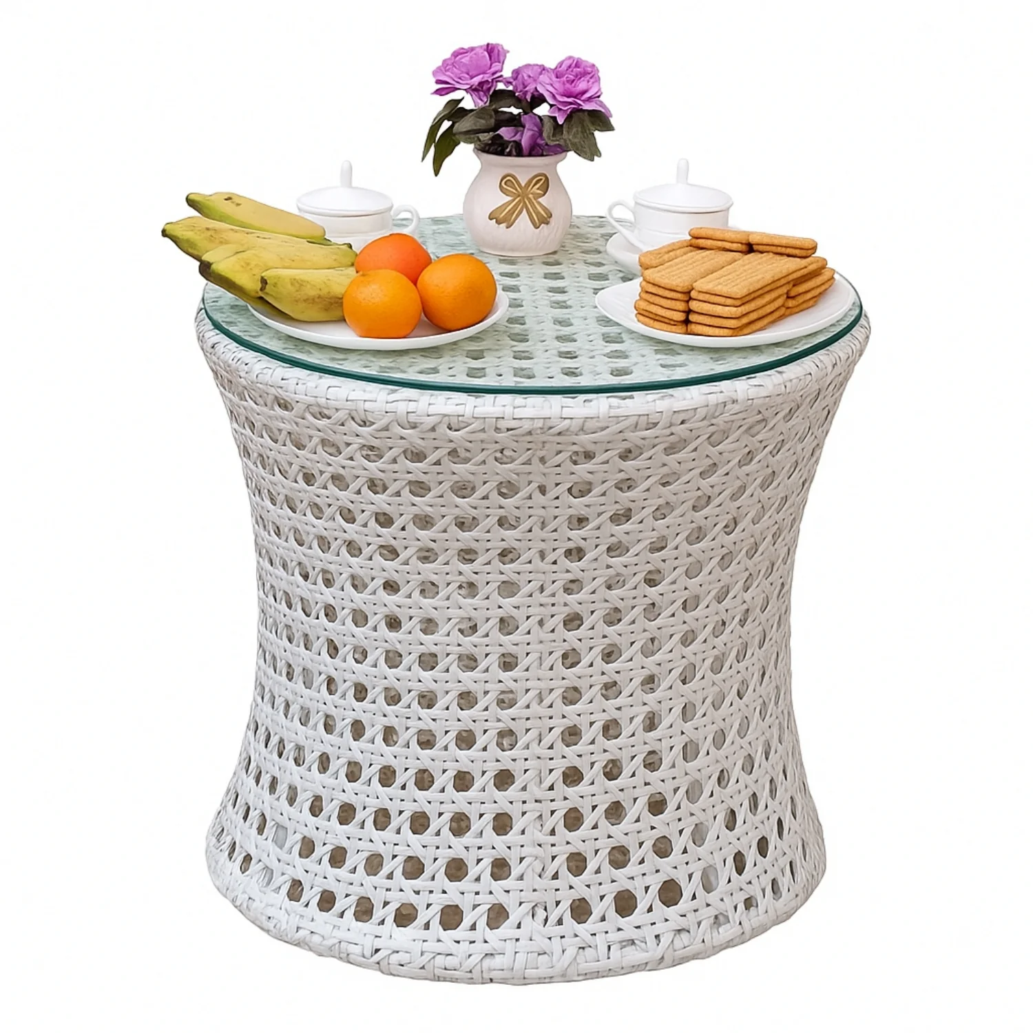 3-Piece Outdoor Rattan Wicker Conversation Set - Image 14