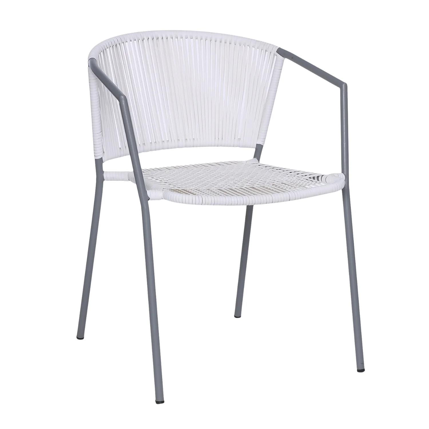 3-Piece Outdoor White Wicker Patio Set - Image 10