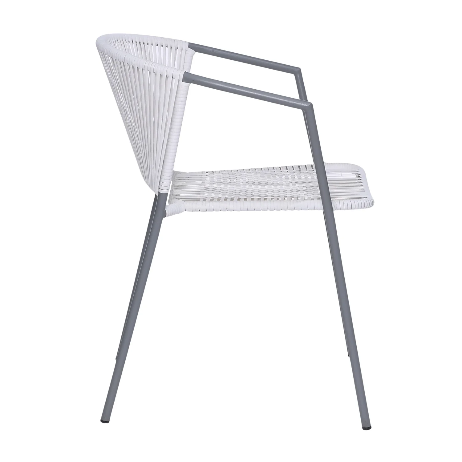 3-Piece Outdoor White Wicker Patio Set - Image 13