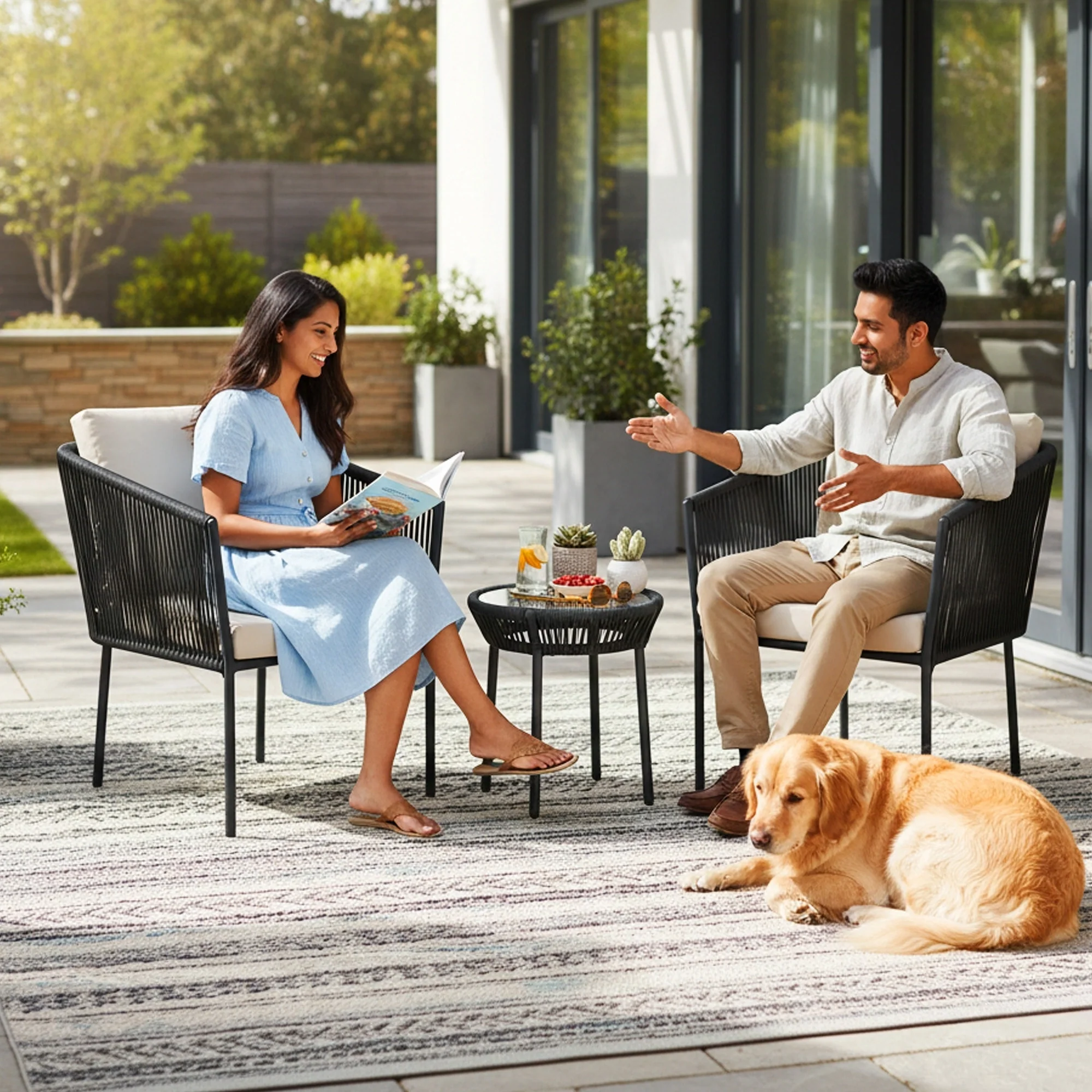 3-Piece Rope Patio Set - Perfect for Outdoor - Image 11