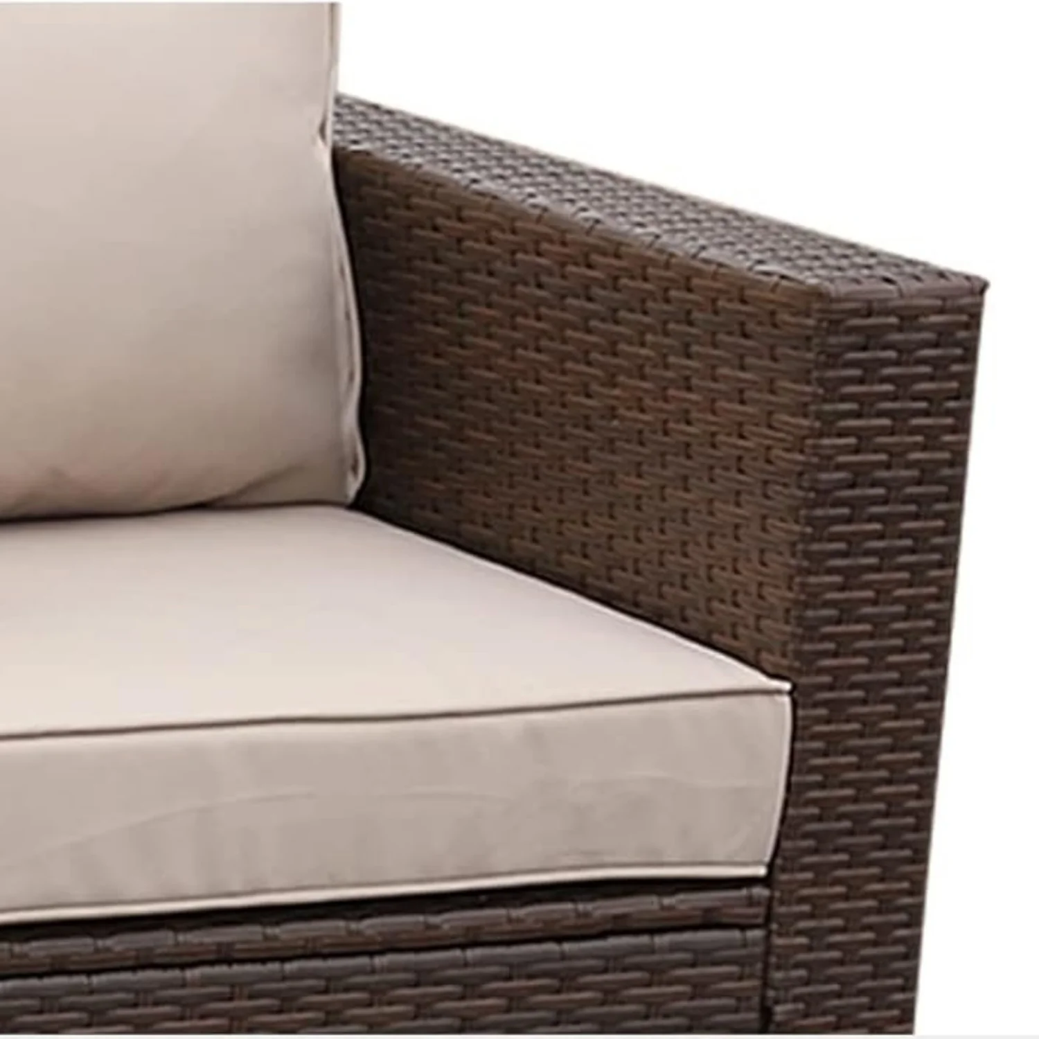 3-Seater Outdoor Rattan Wicker Patio Sofa - Image 3