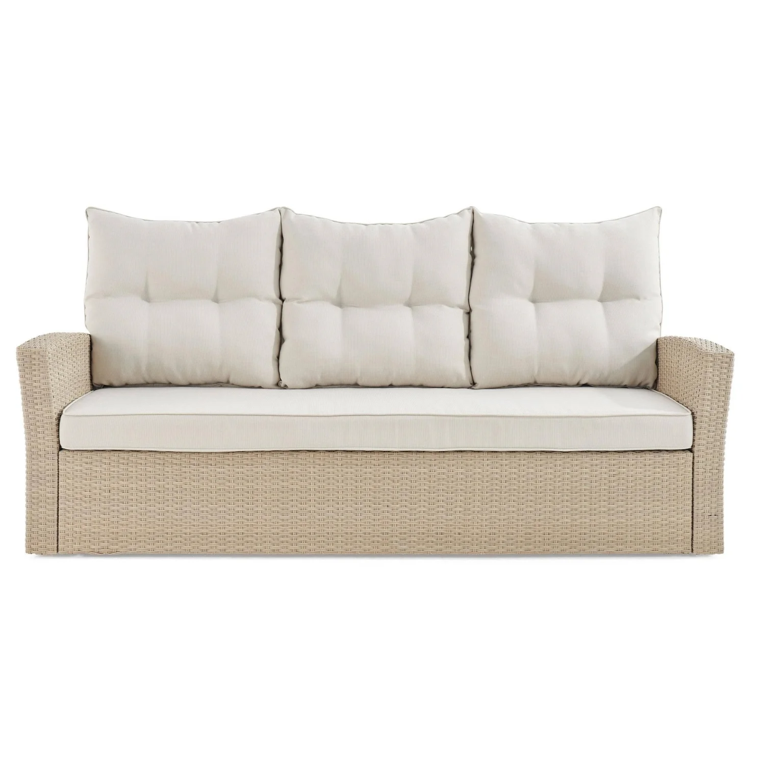3-Seater Outdoor Rattan Wicker Patio Sofa - Image 7