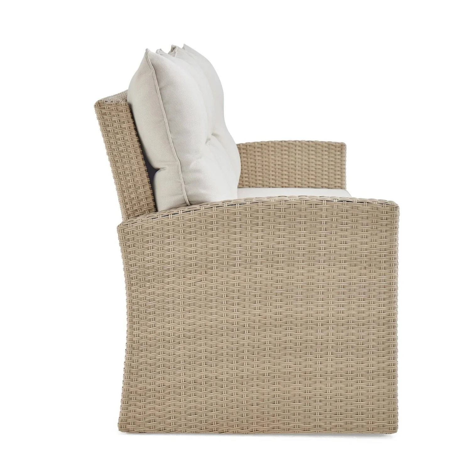 3-Seater Outdoor Rattan Wicker Patio Sofa - Image 8