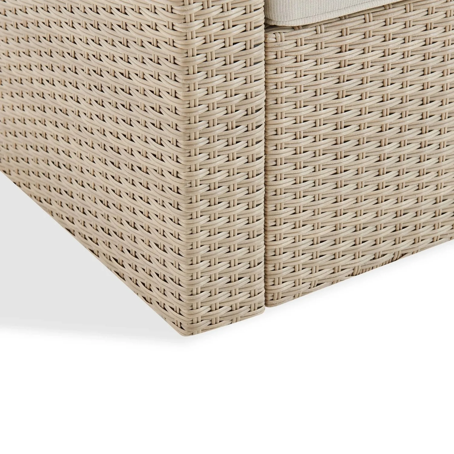 3-Seater Outdoor Rattan Wicker Patio Sofa - Image 9