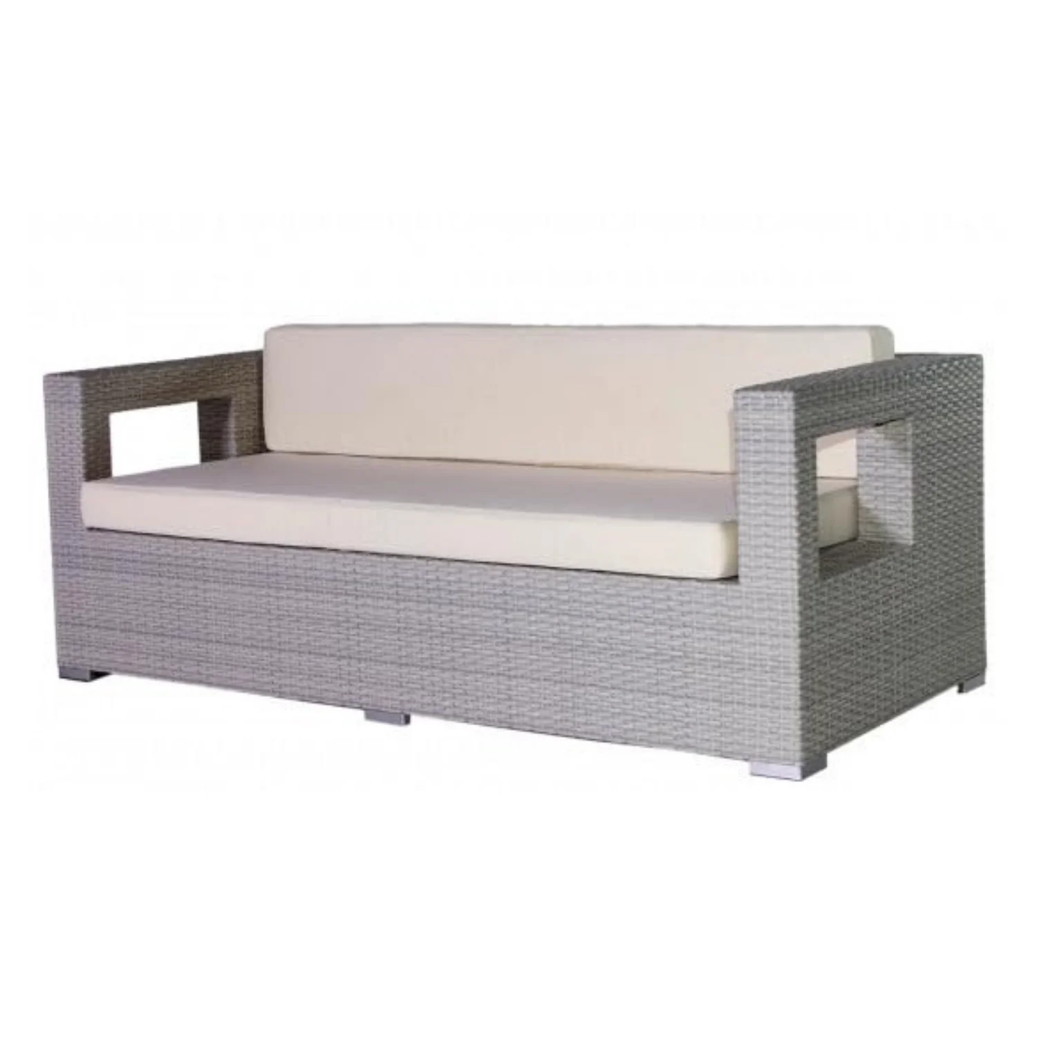 3-Seater Outdoor Rattan Wicker Patio Sofa - Image 4