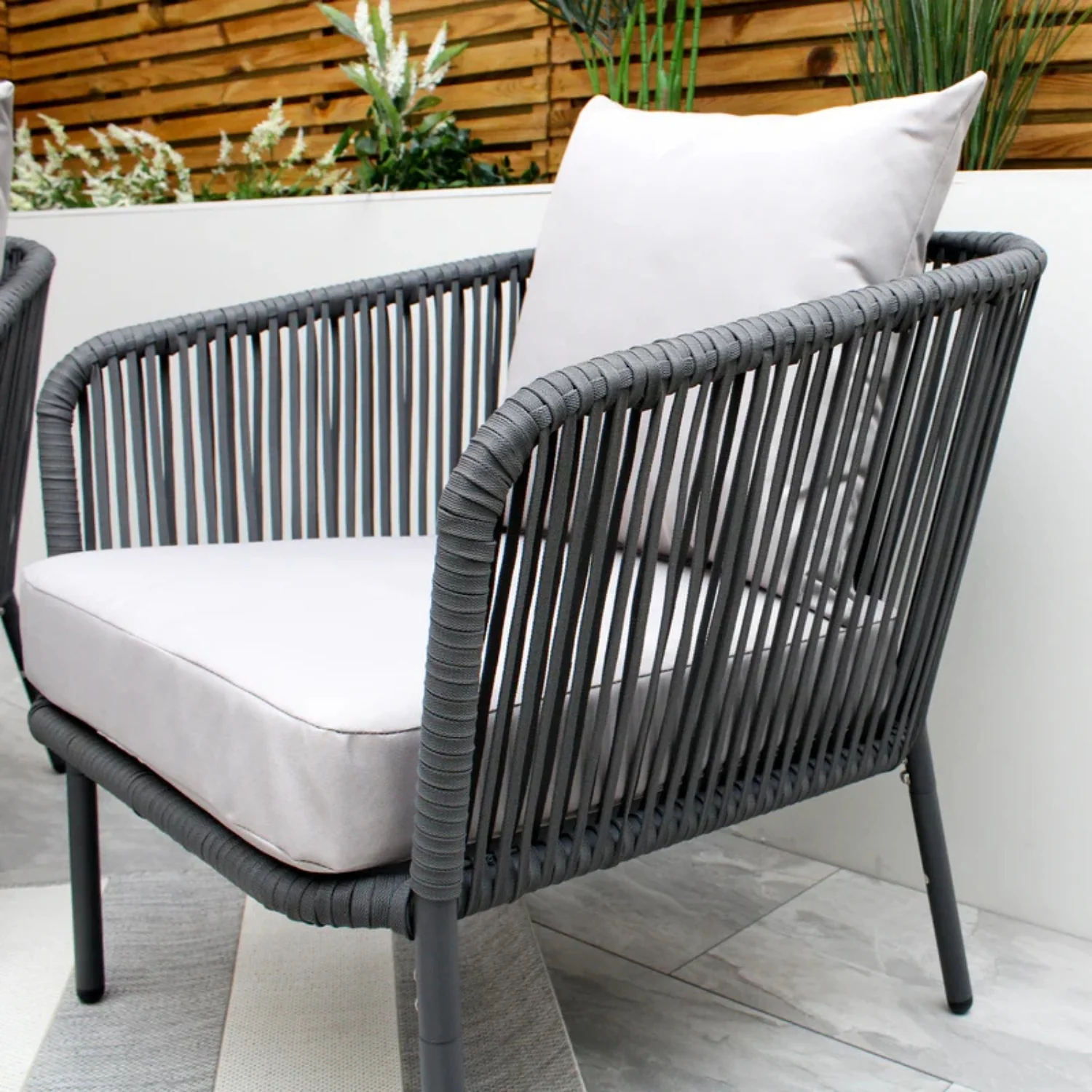 5-Seater Outdoor All-Weather Rope Sofa Set - Image 9