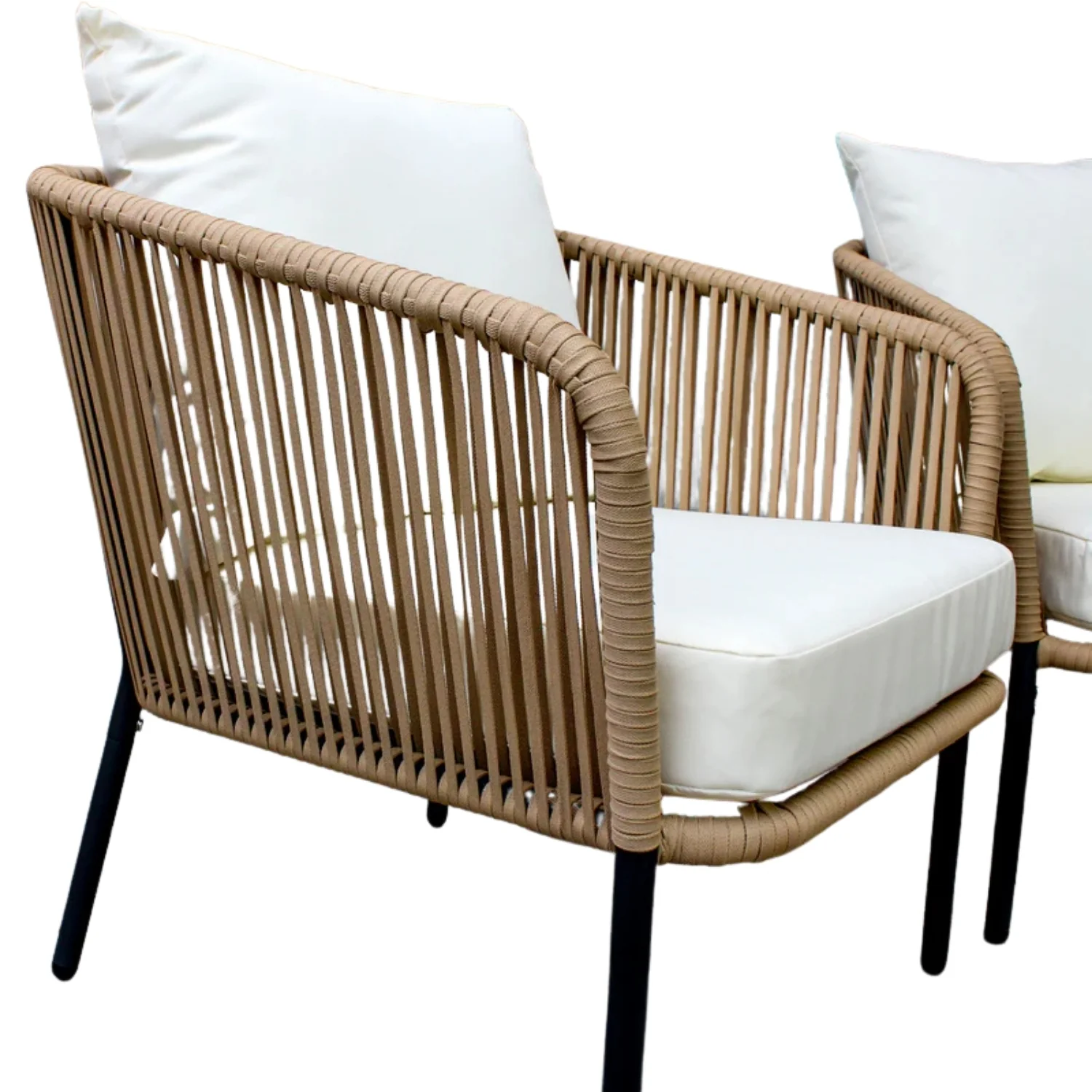 5-Seater Outdoor All-Weather Rope Sofa Set - Image 3