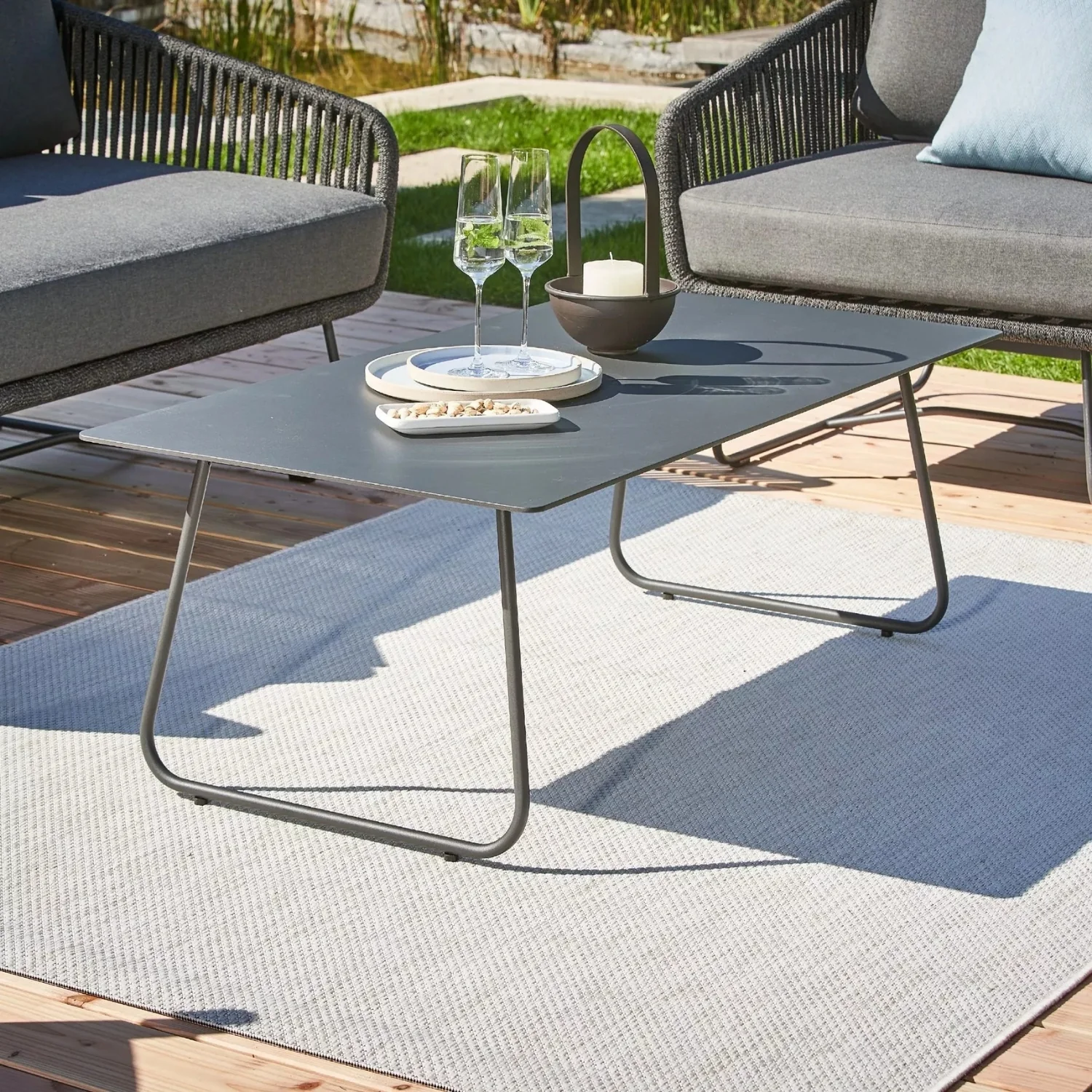 4 Piece Outdoor All-Weather Rope Sofa Set - Image 10