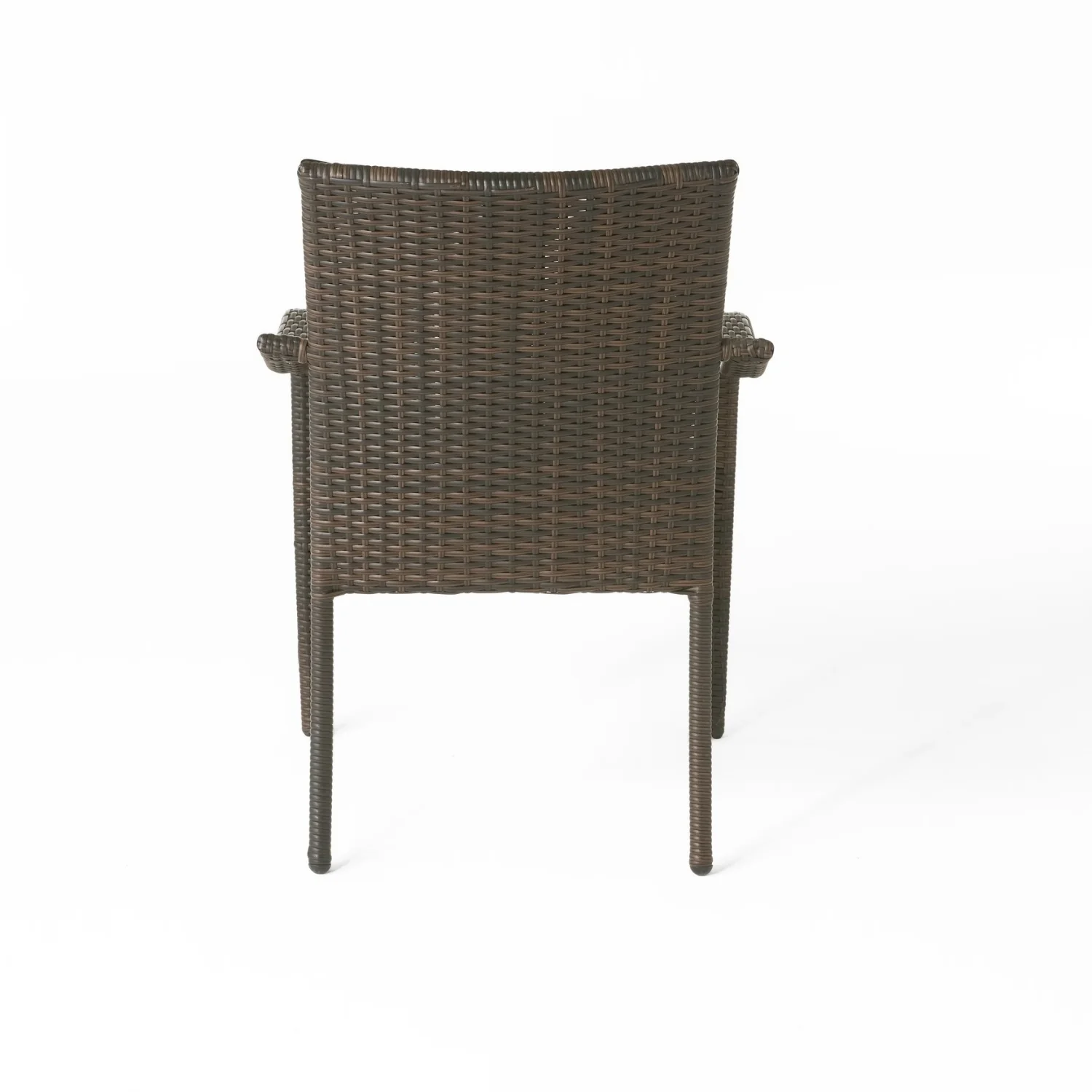 4-Piece Outdoor Rattan Wicker Patio Dining Chairs - Image 9