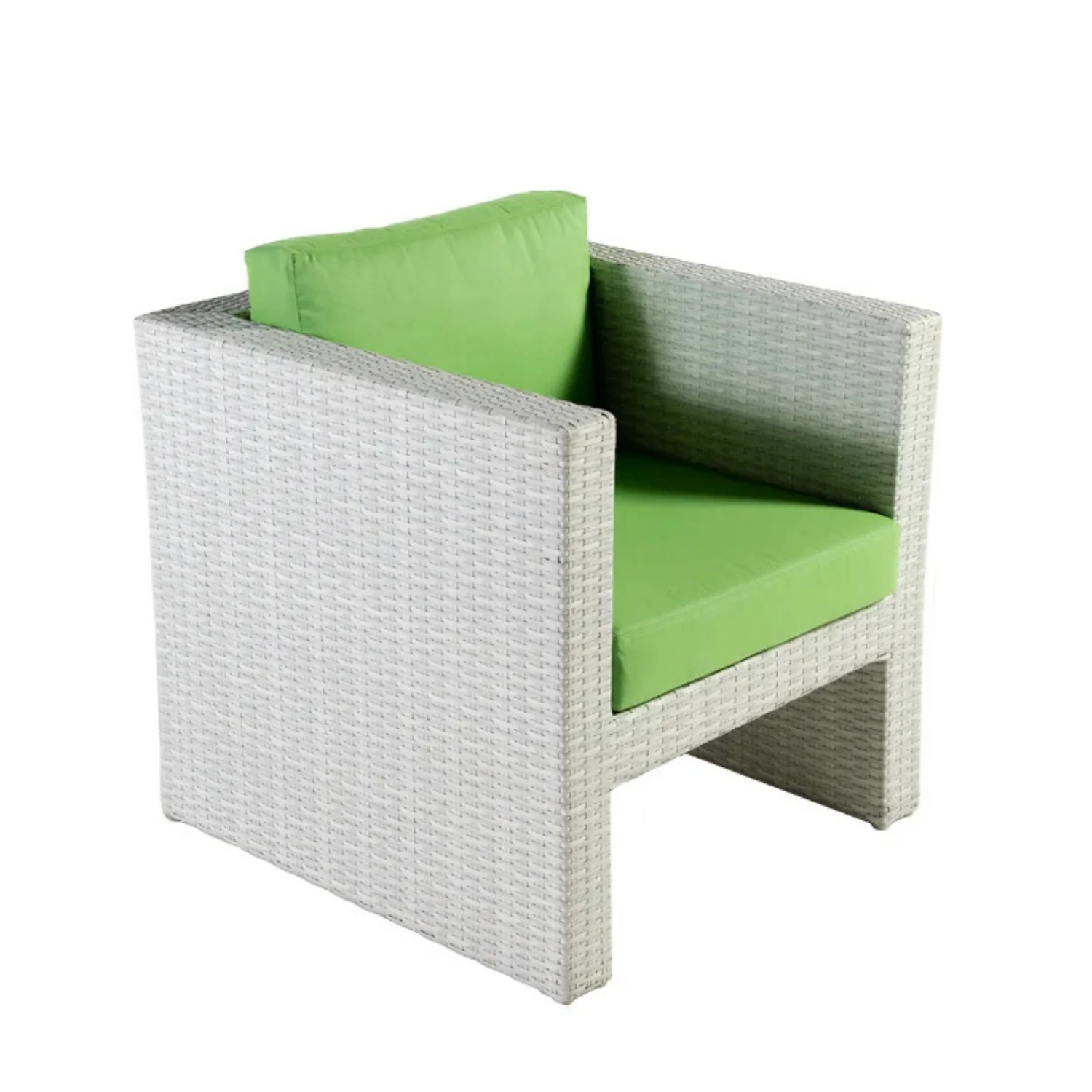4-Piece Outdoor Rattan Wicker Patio Sofa Set - Image 3