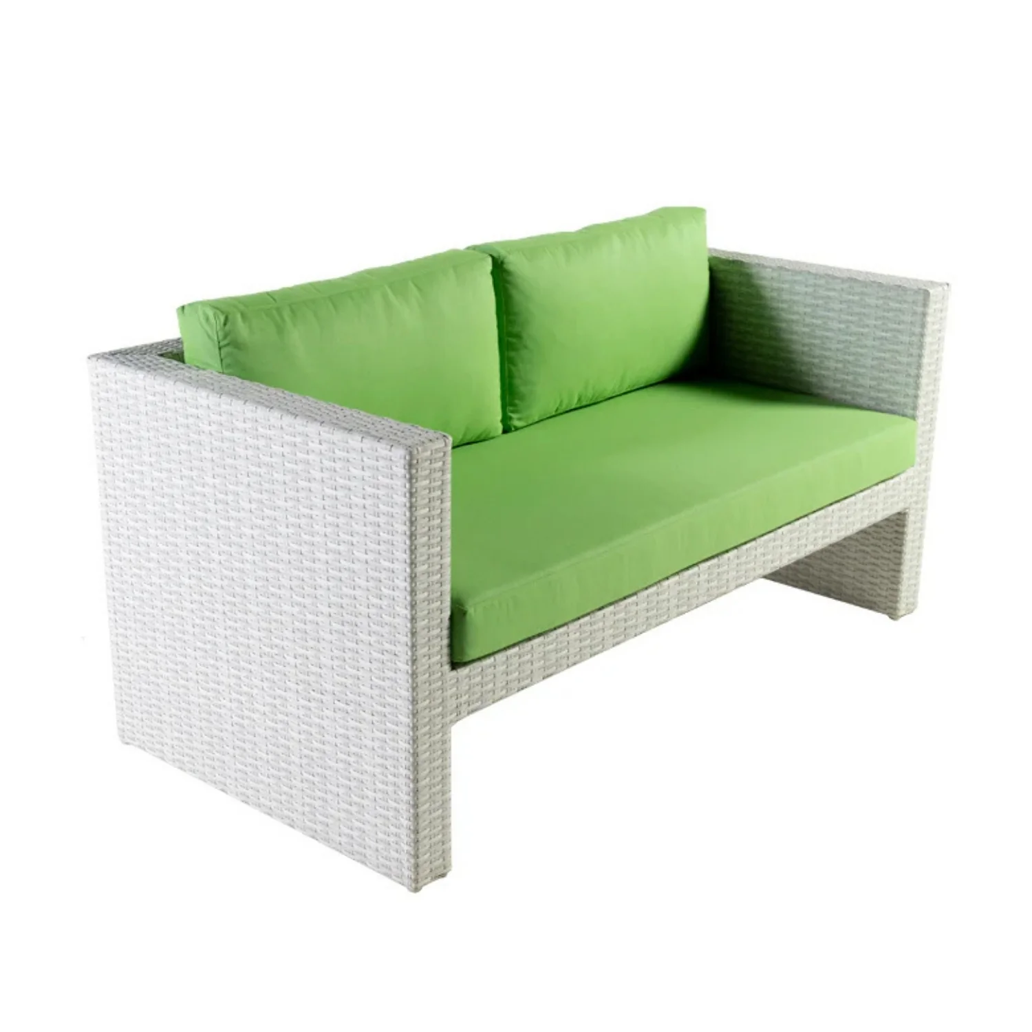 4-Piece Outdoor Rattan Wicker Patio Sofa Set - Image 8